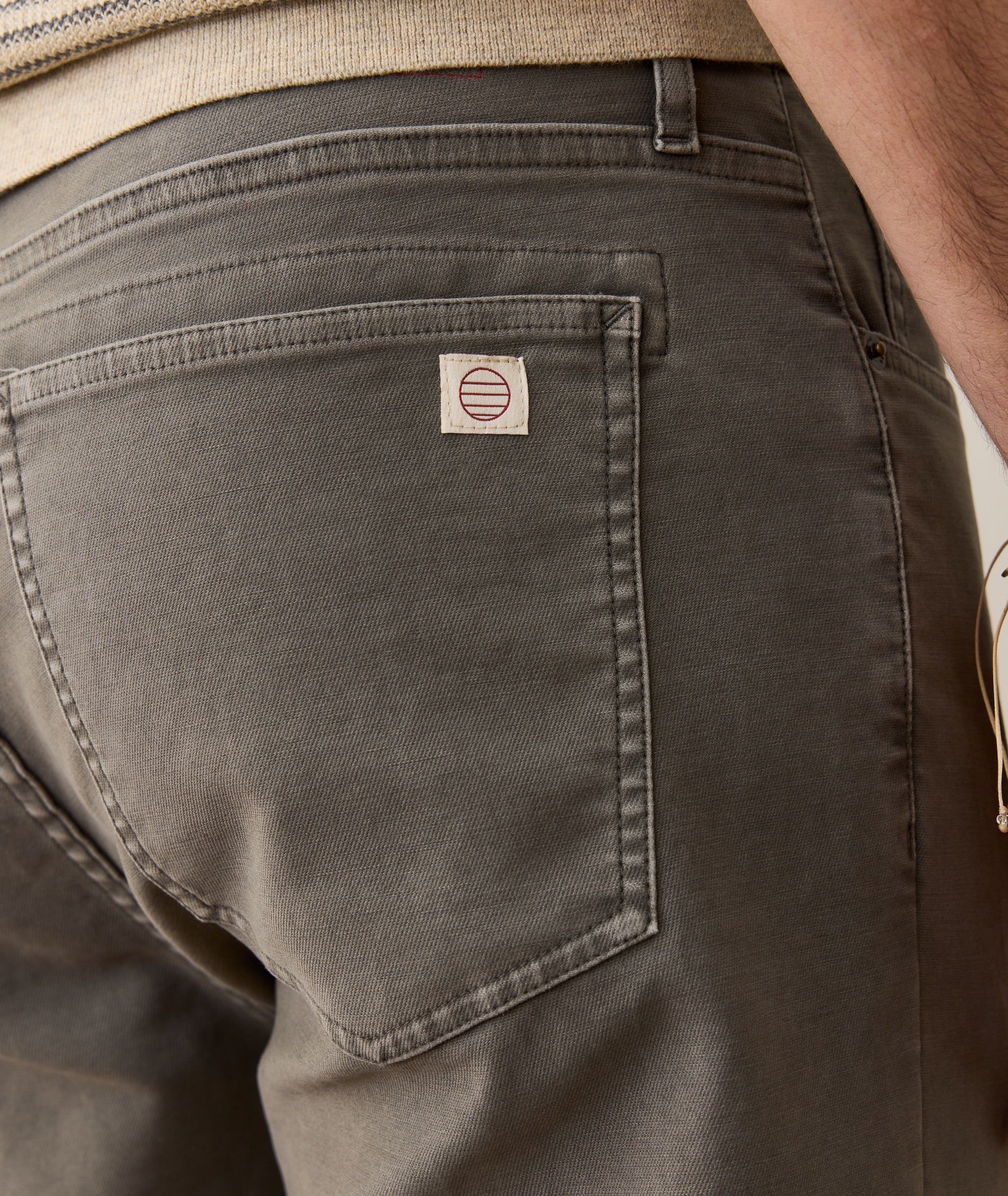 Flex Terry Slim Straight Pant