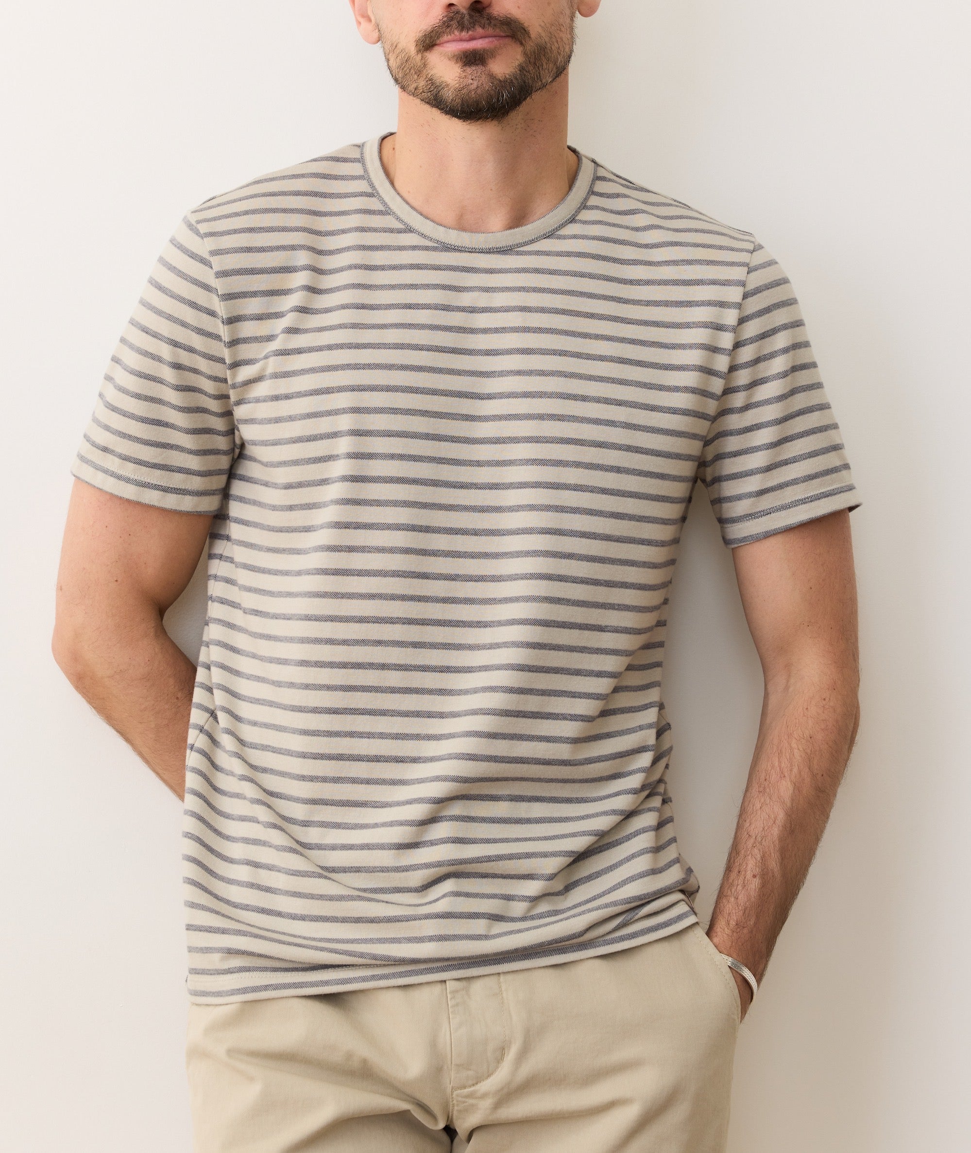 Signature Jacquard Crew Tee