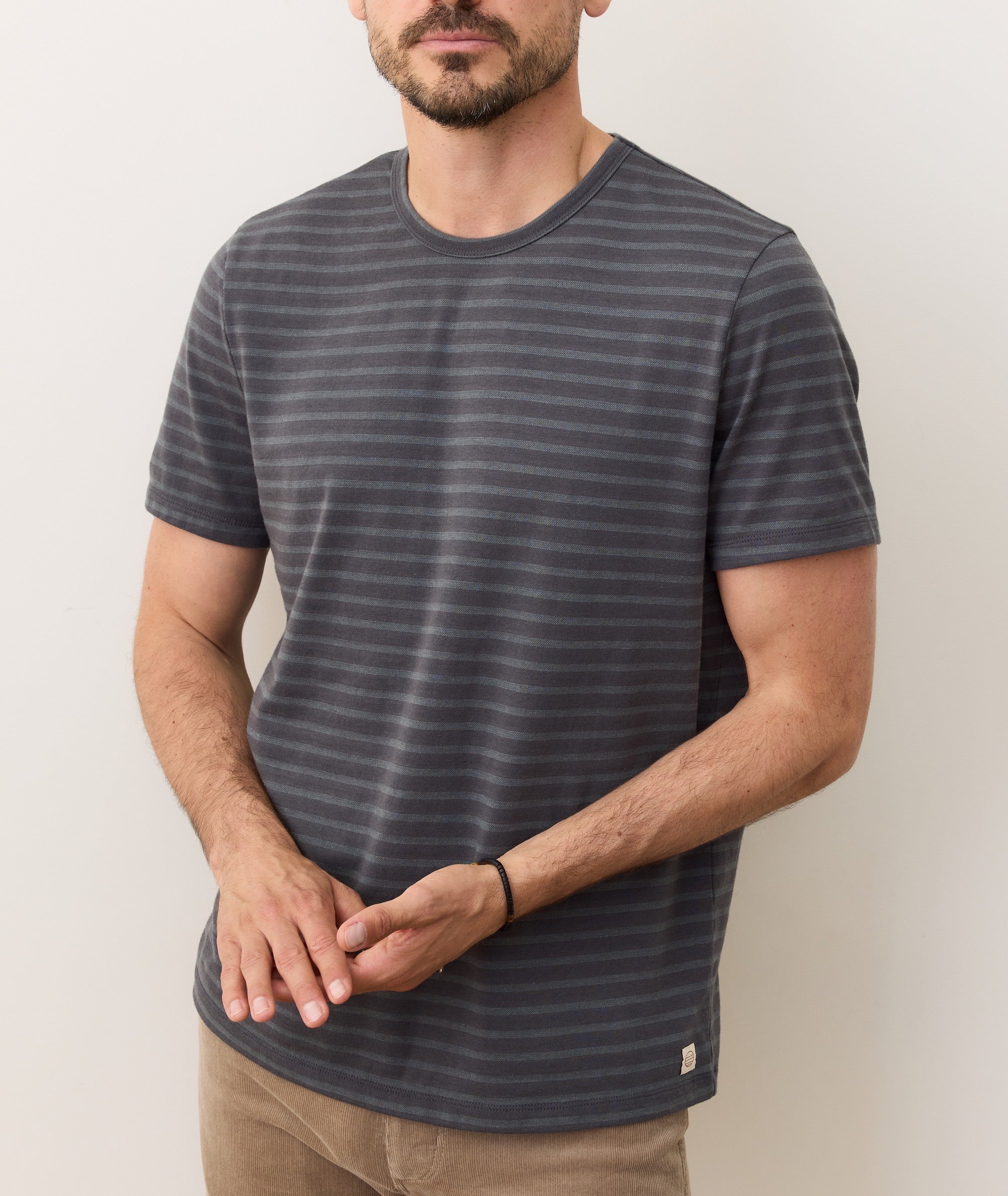 Signature Jacquard Crew Tee