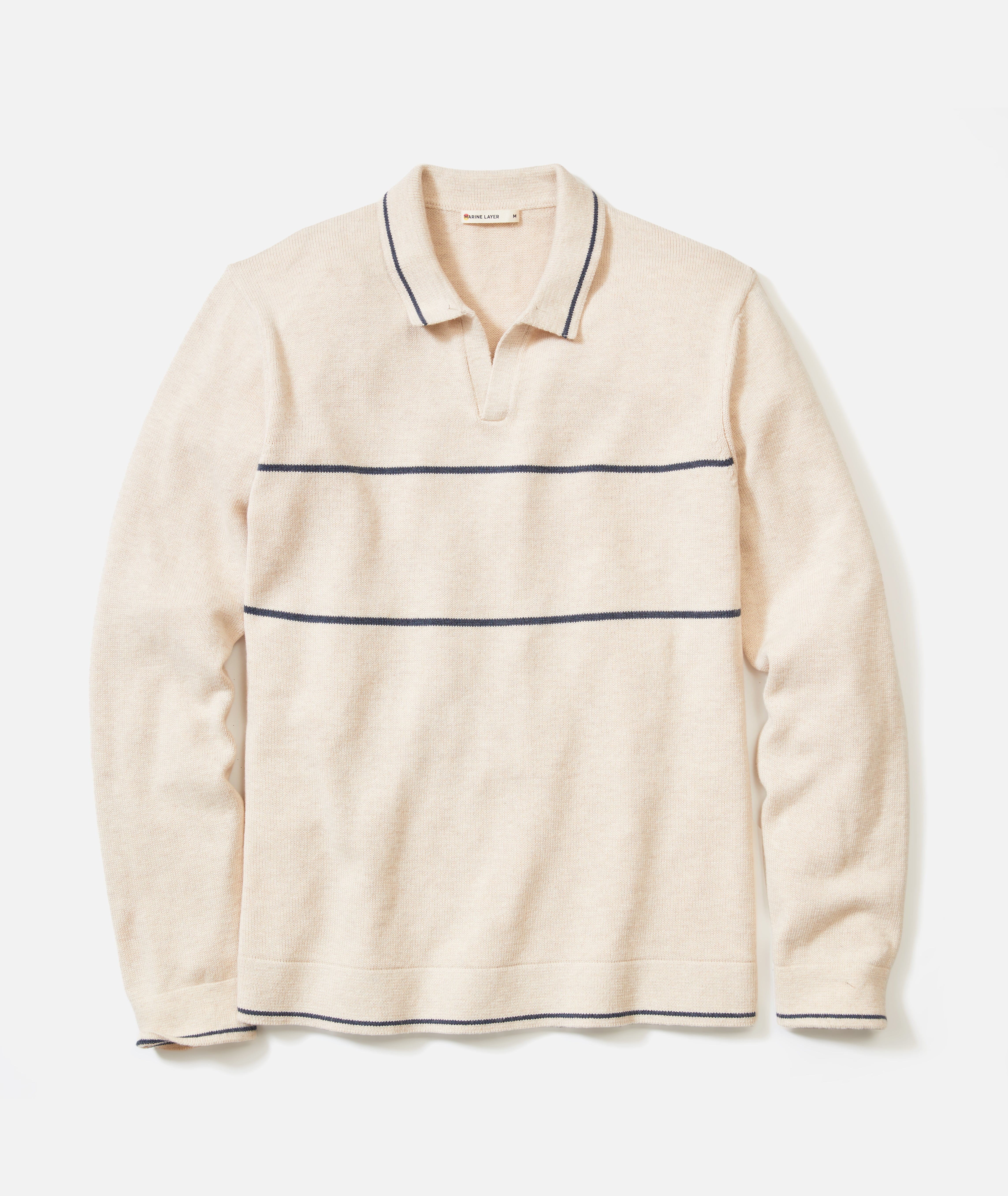 Liam Long Sleeve Sweater Polo