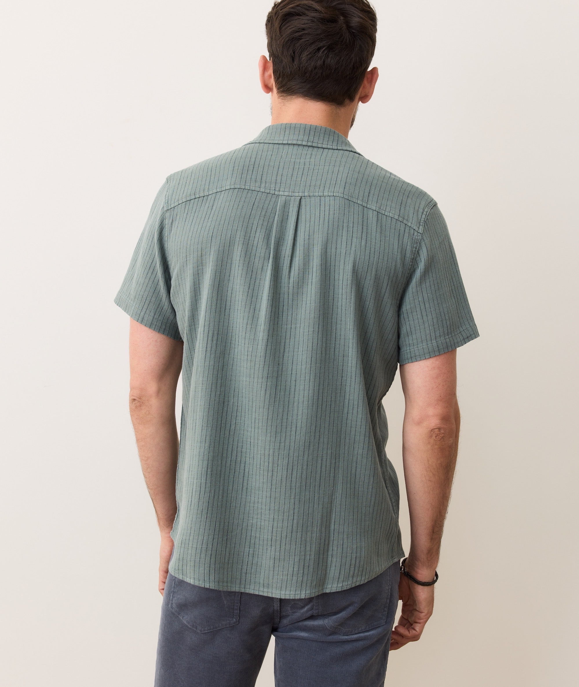 Stretch Selvage Short Sleeve Shirt