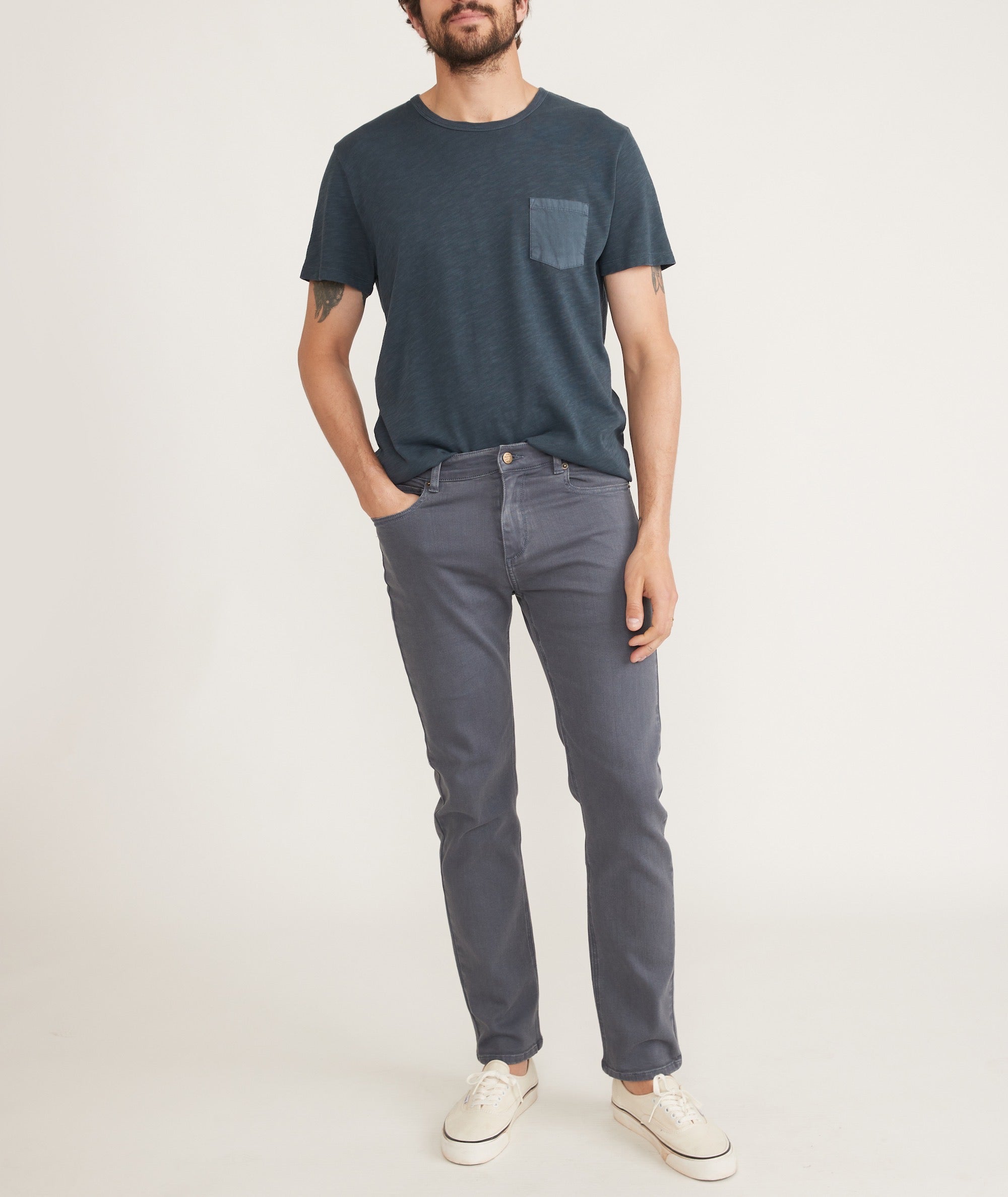 5 Pocket Slim Straight Twill Pant – Marine Layer
