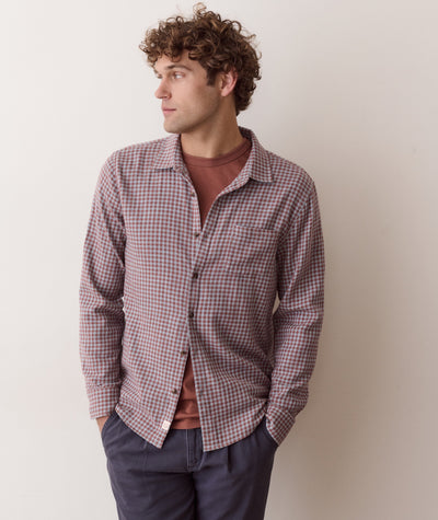 Stretch Selvage Long Sleeve Shirt
