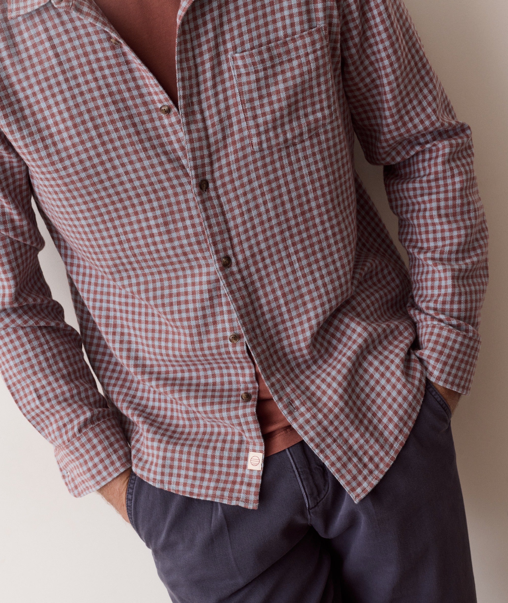 Stretch Selvage Long Sleeve Shirt