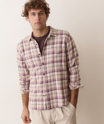Stretch Selvage Long Sleeve Shirt
