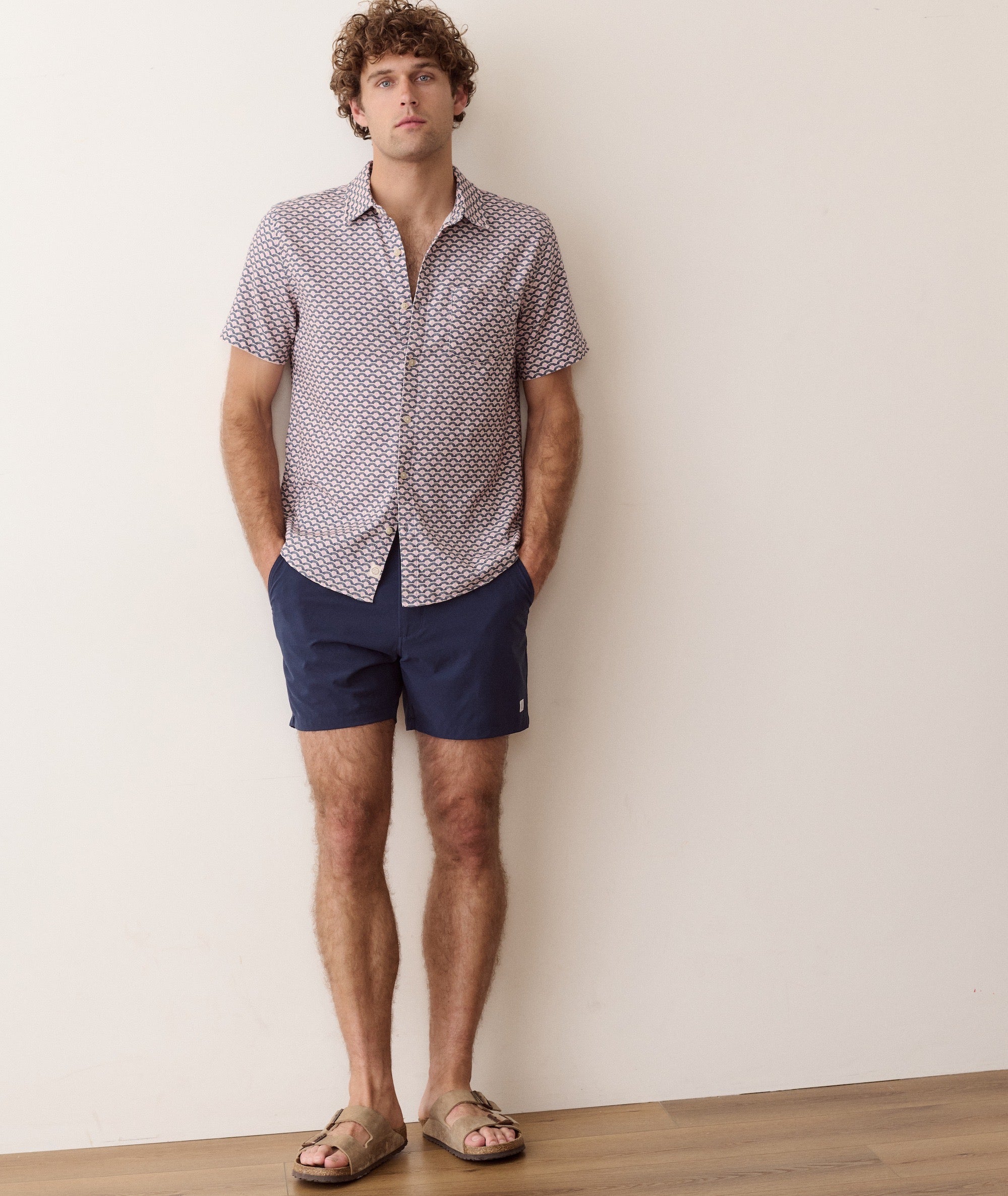 Stretch Selvage Short Sleeve Shirt