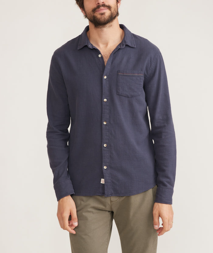 Long Sleeve Classic Stretch Selvage Shirt – Marine Layer