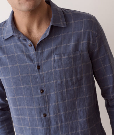 Stretch Selvage Long Sleeve Shirt