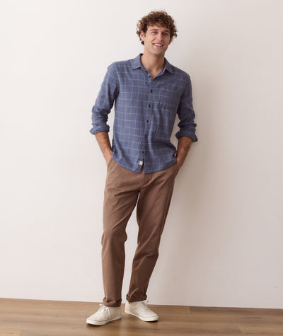 Stretch Selvage Long Sleeve Shirt
