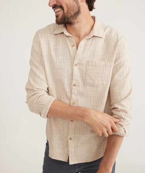 Long Sleeve Classic Stretch Selvage Shirt