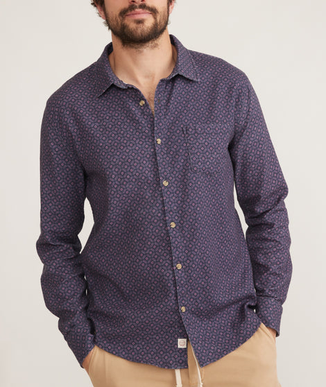 Long Sleeve Classic Stretch Selvage Shirt
