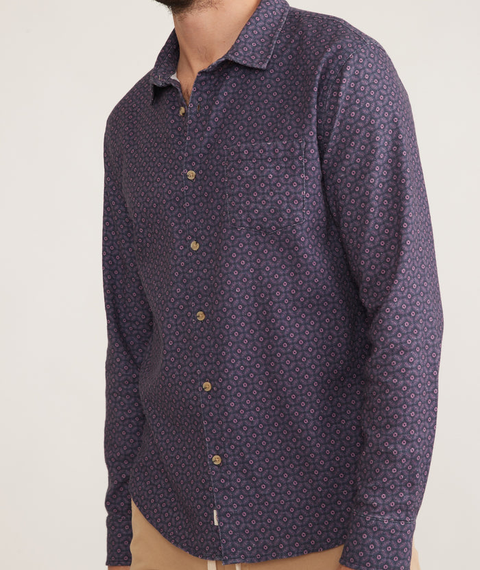 Long Sleeve Classic Stretch Selvage Shirt – Marine Layer