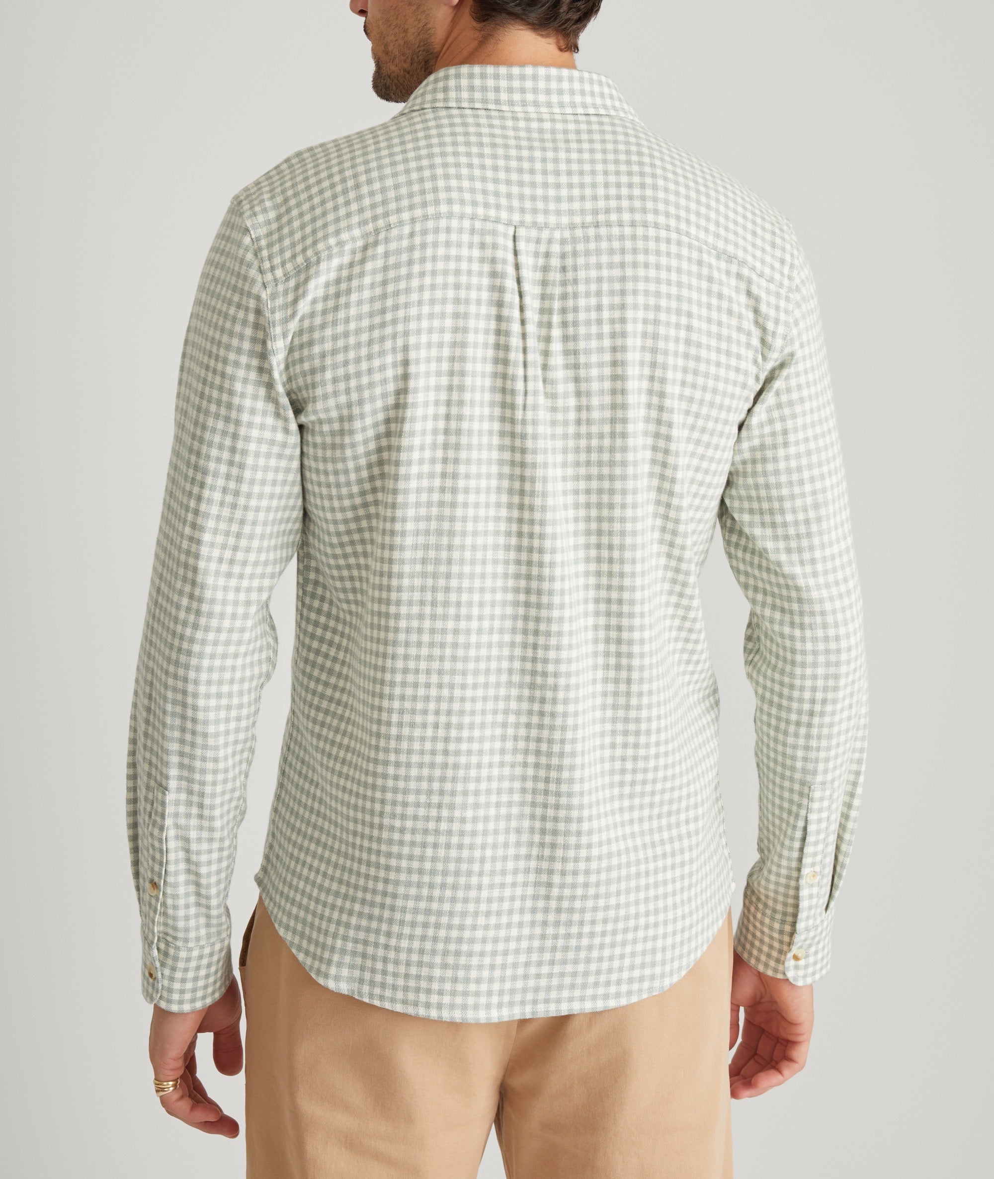 Stretch Selvage Long Sleeve Shirt