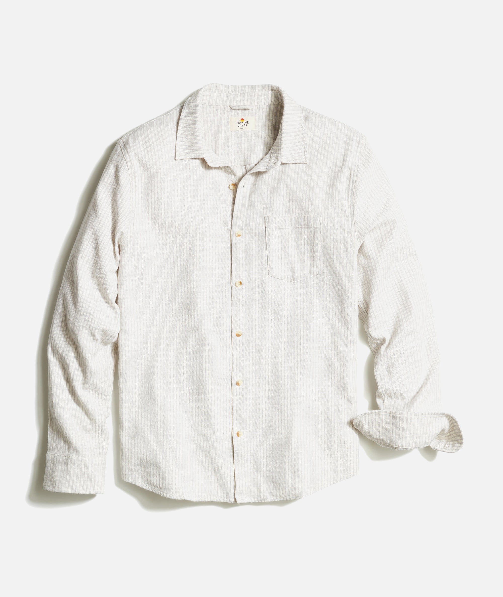 Stretch Selvage Long Sleeve Shirt Marine Layer Stretch Selvage Long Sleeve Shirt Marine Layer