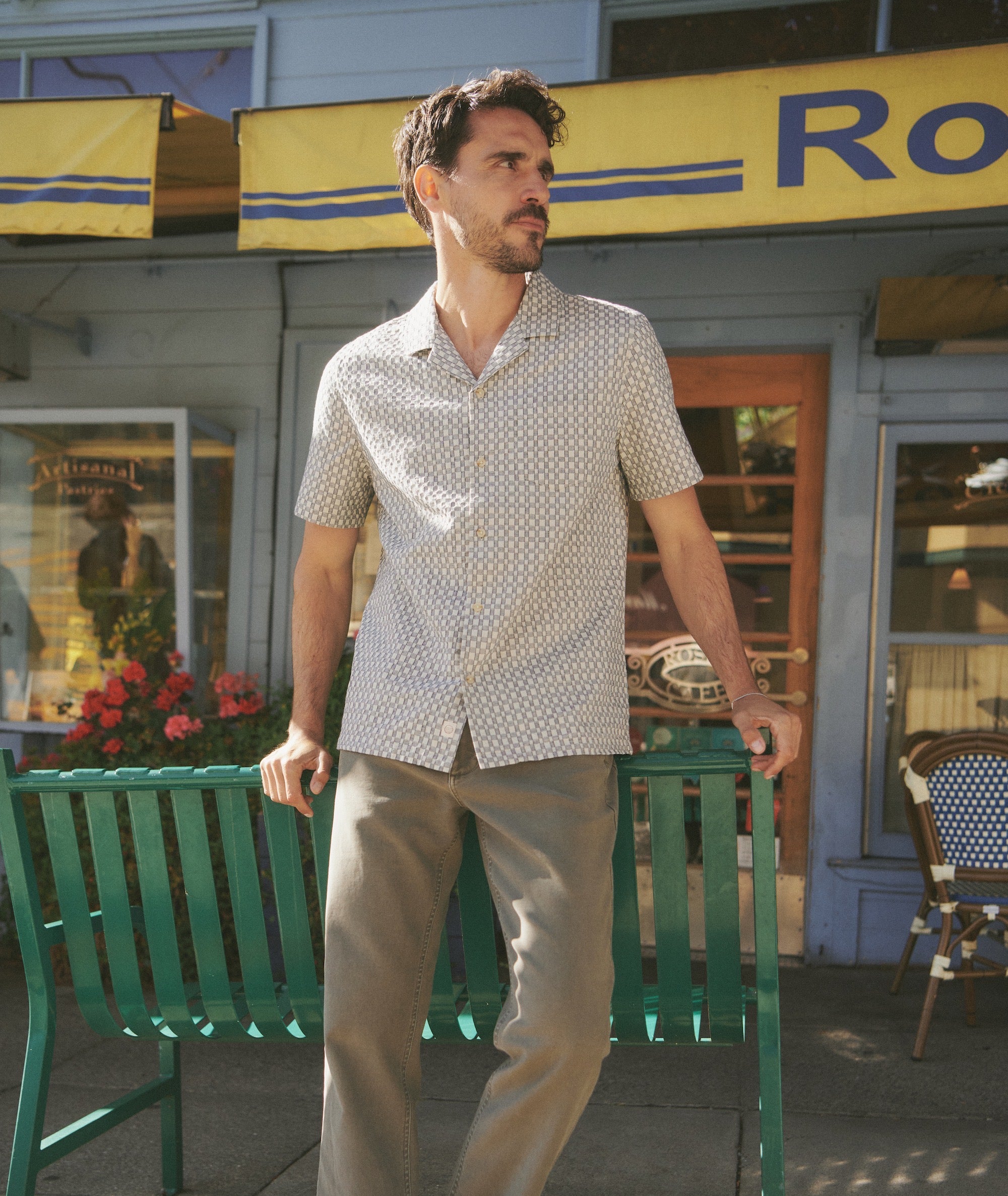 Landon Checkered Resort Shirt