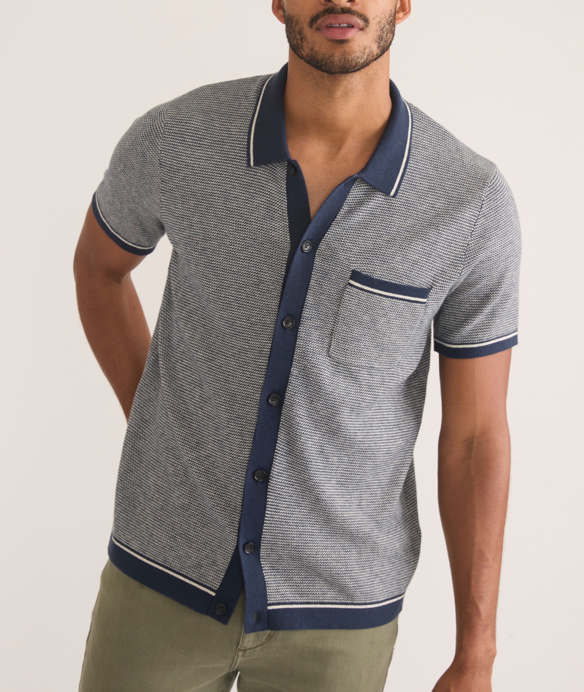 Wyatt Sweater Button Down Marine Layer