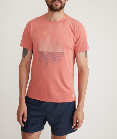 Re-Spun Sport Crew Graphic Tee