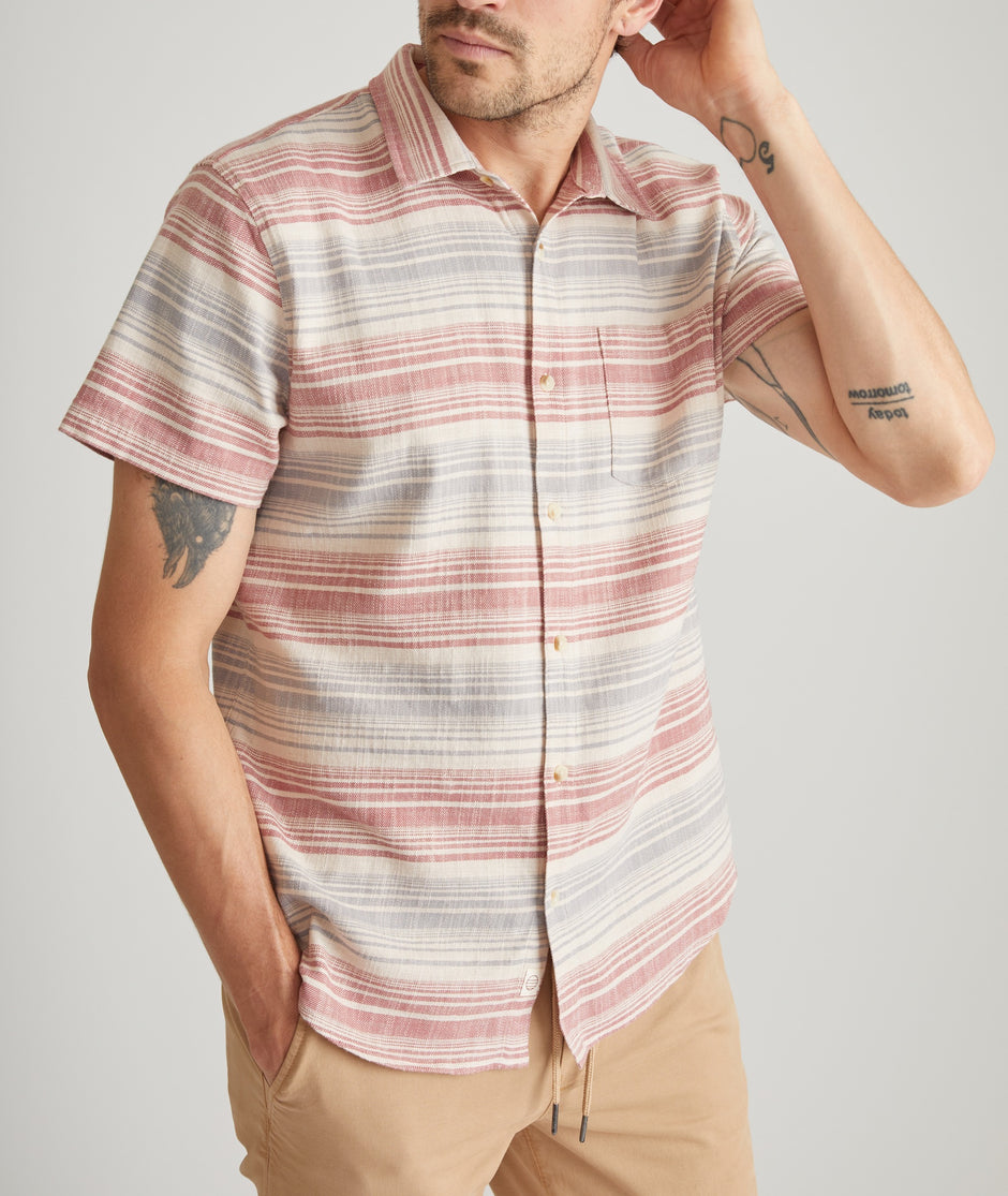 Stretch Selvage Short Sleeve Shirt