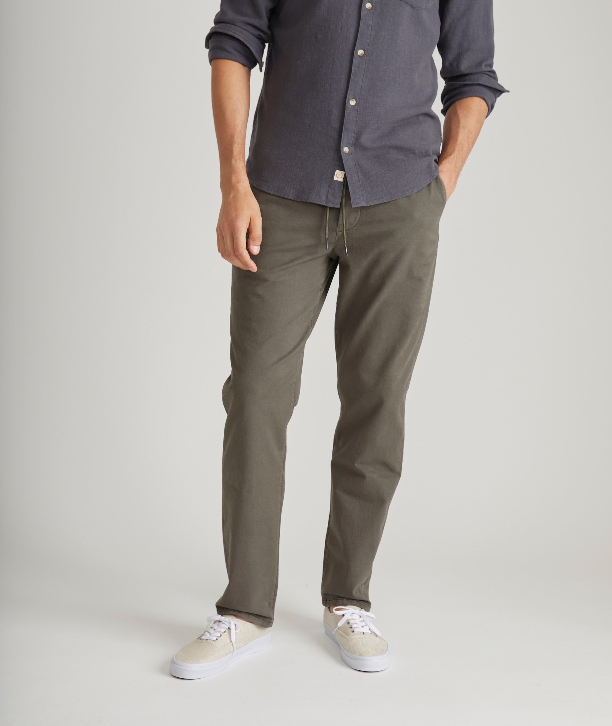 Saturday Slim Straight Twill Pant