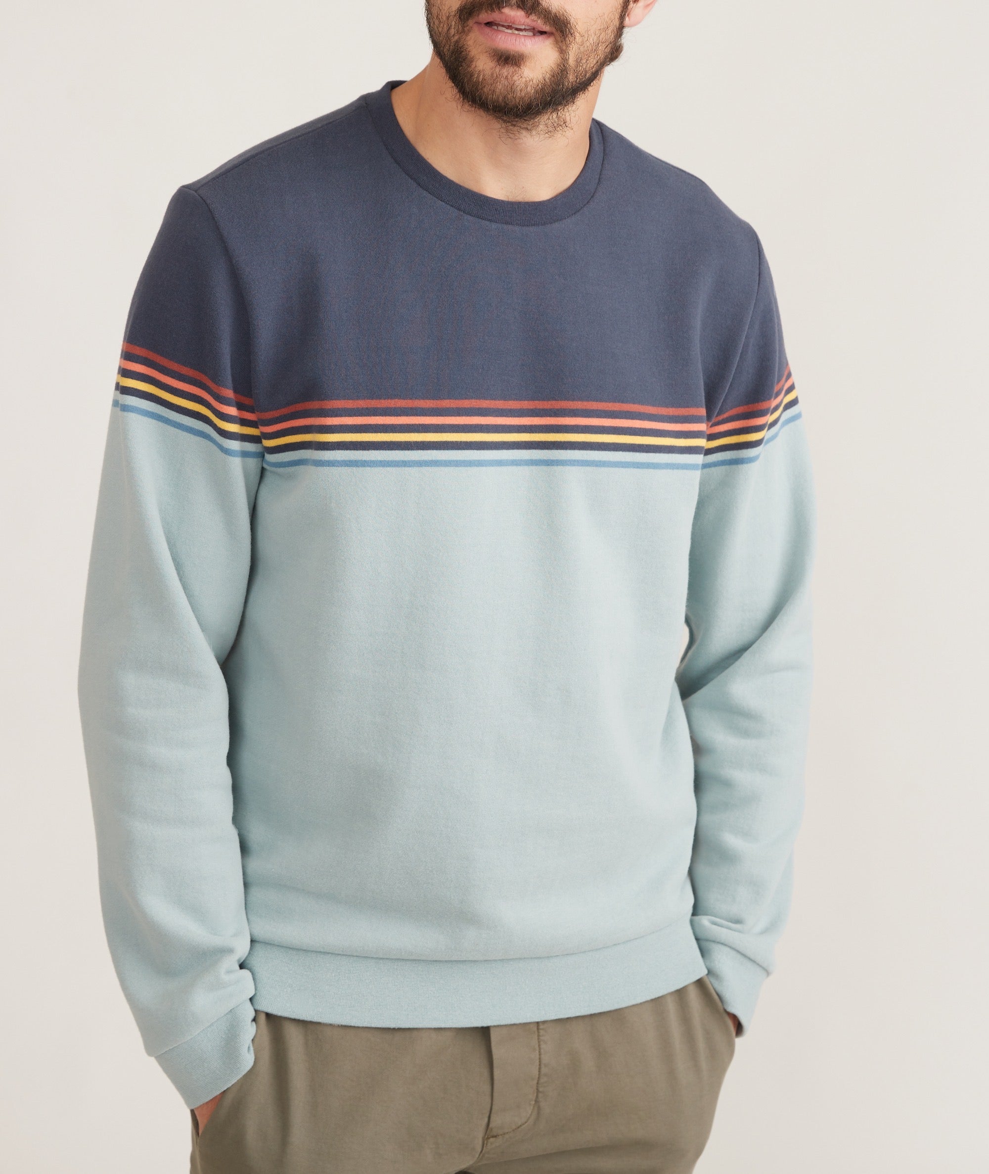 Signature Fleece Crewneck – Marine Layer Signature Fleece Crewneck – Marine Layer