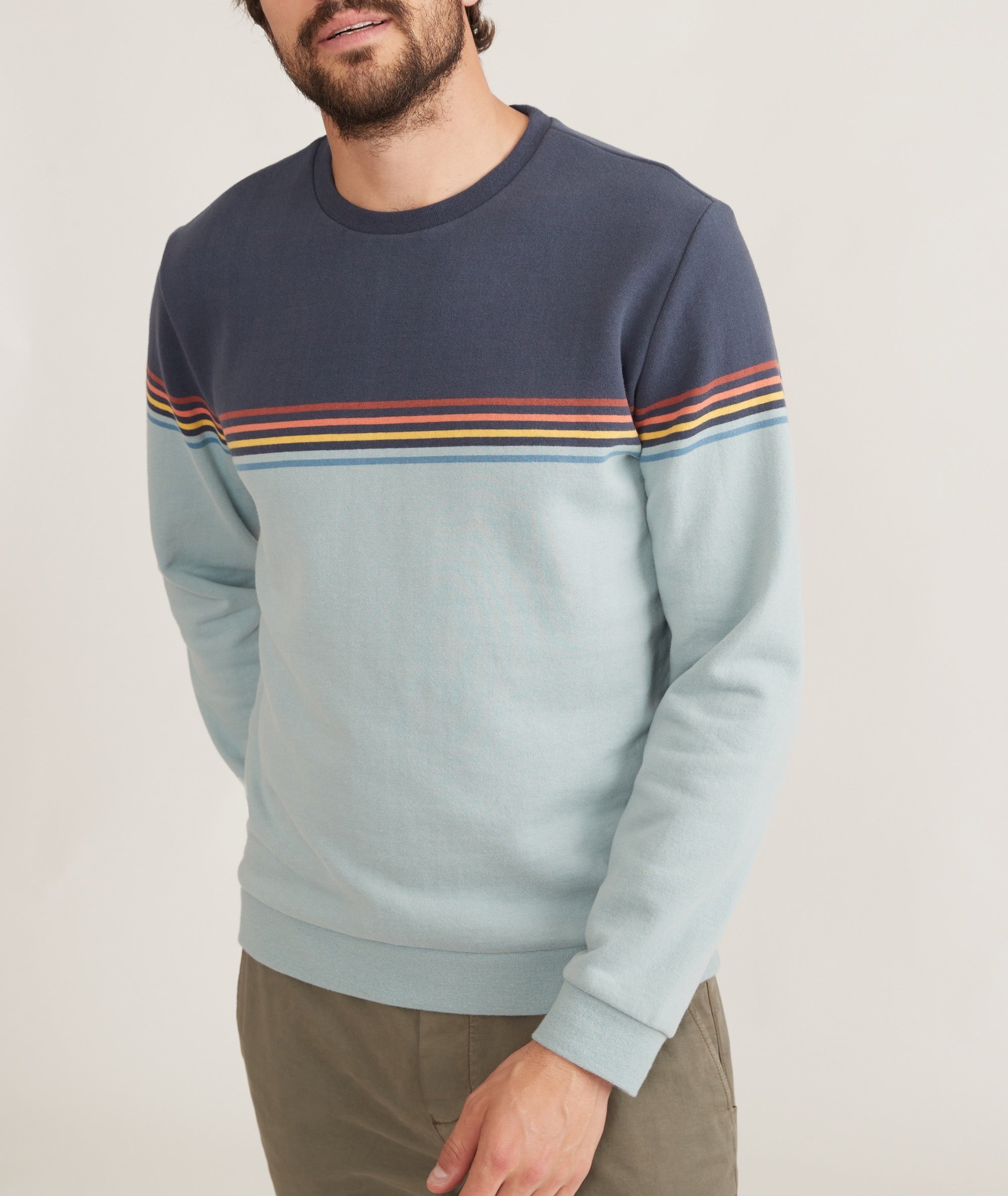 Signature Fleece Crewneck – Marine Layer Signature Fleece Crewneck – Marine Layer