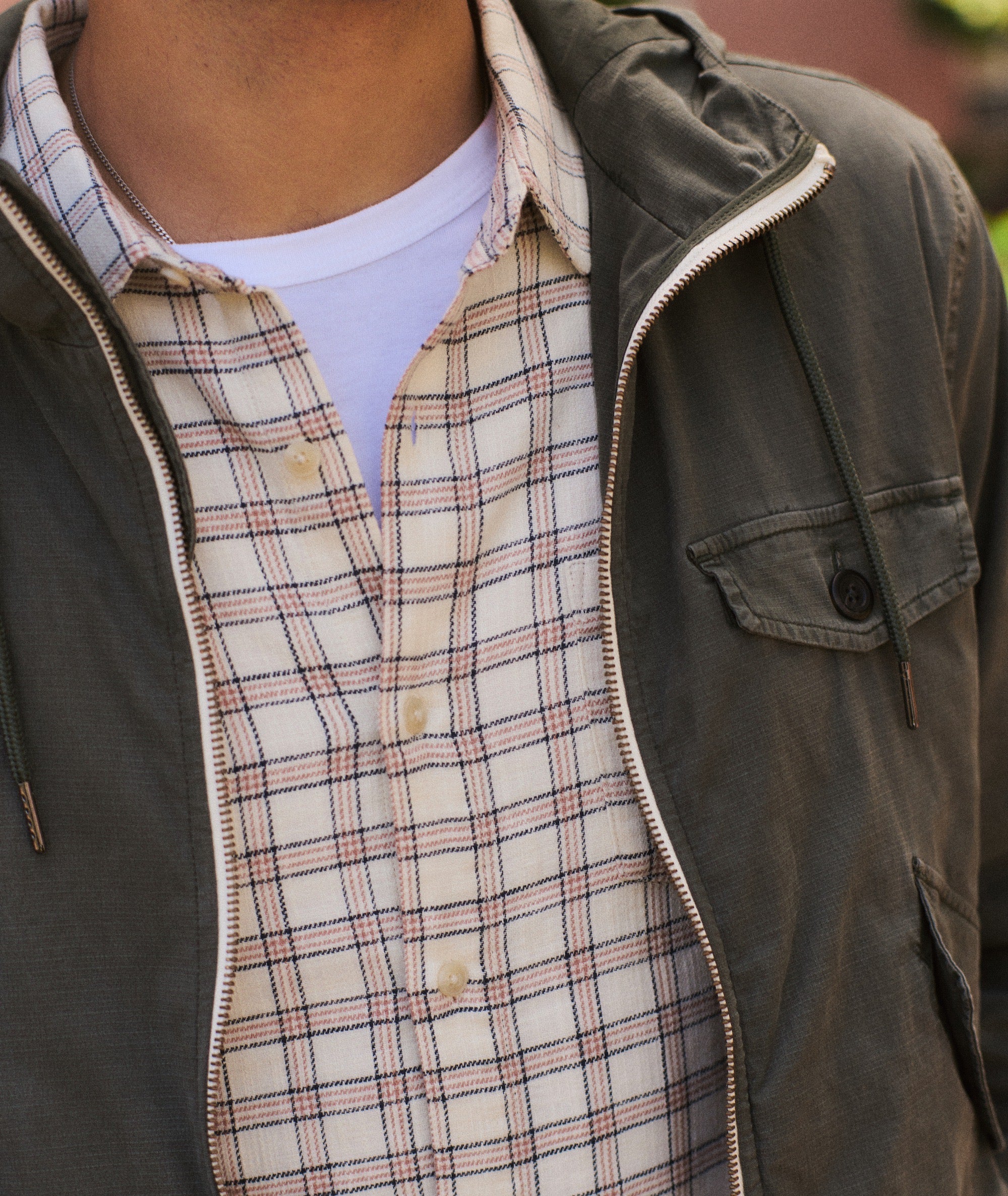 Stretch Selvage Long Sleeve Shirt