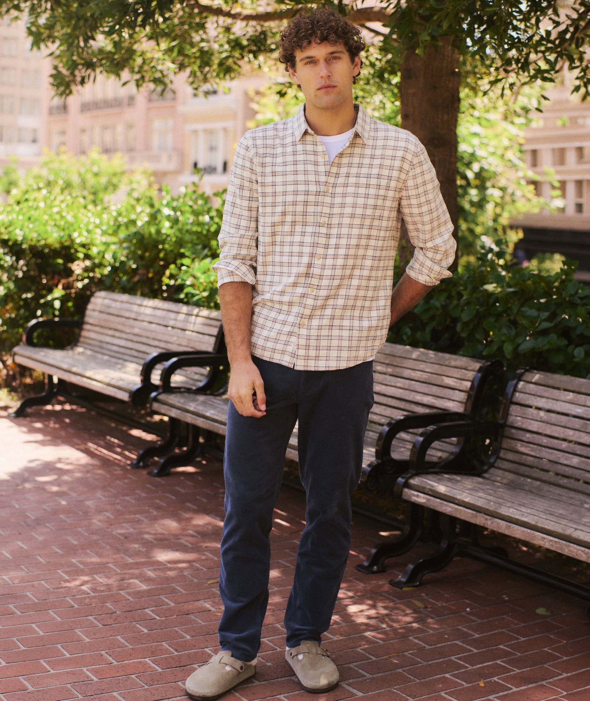 Flex Terry Moleskin Pant - Slim Straight