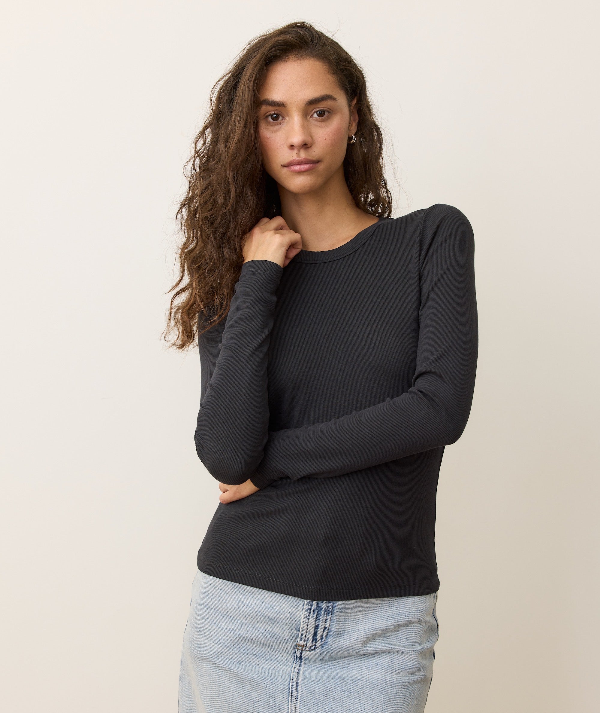 Haut à col roulé en maille pointelle - Noir - FEMME | H&M FR Haut à col roulé en maille pointelle - Noir - FEMME | H&M FR