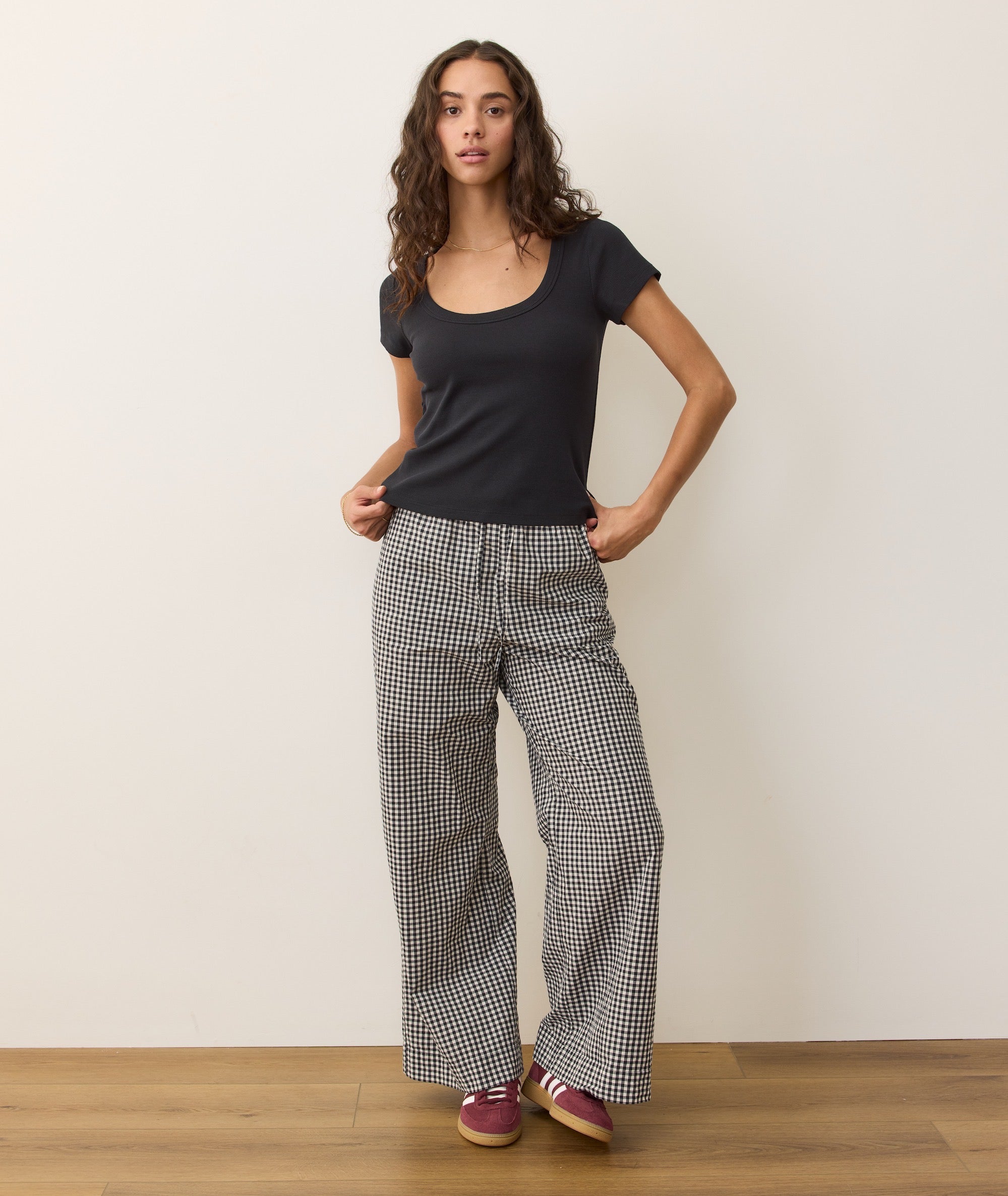 Lexi Rib Sun-In Scoop Tee