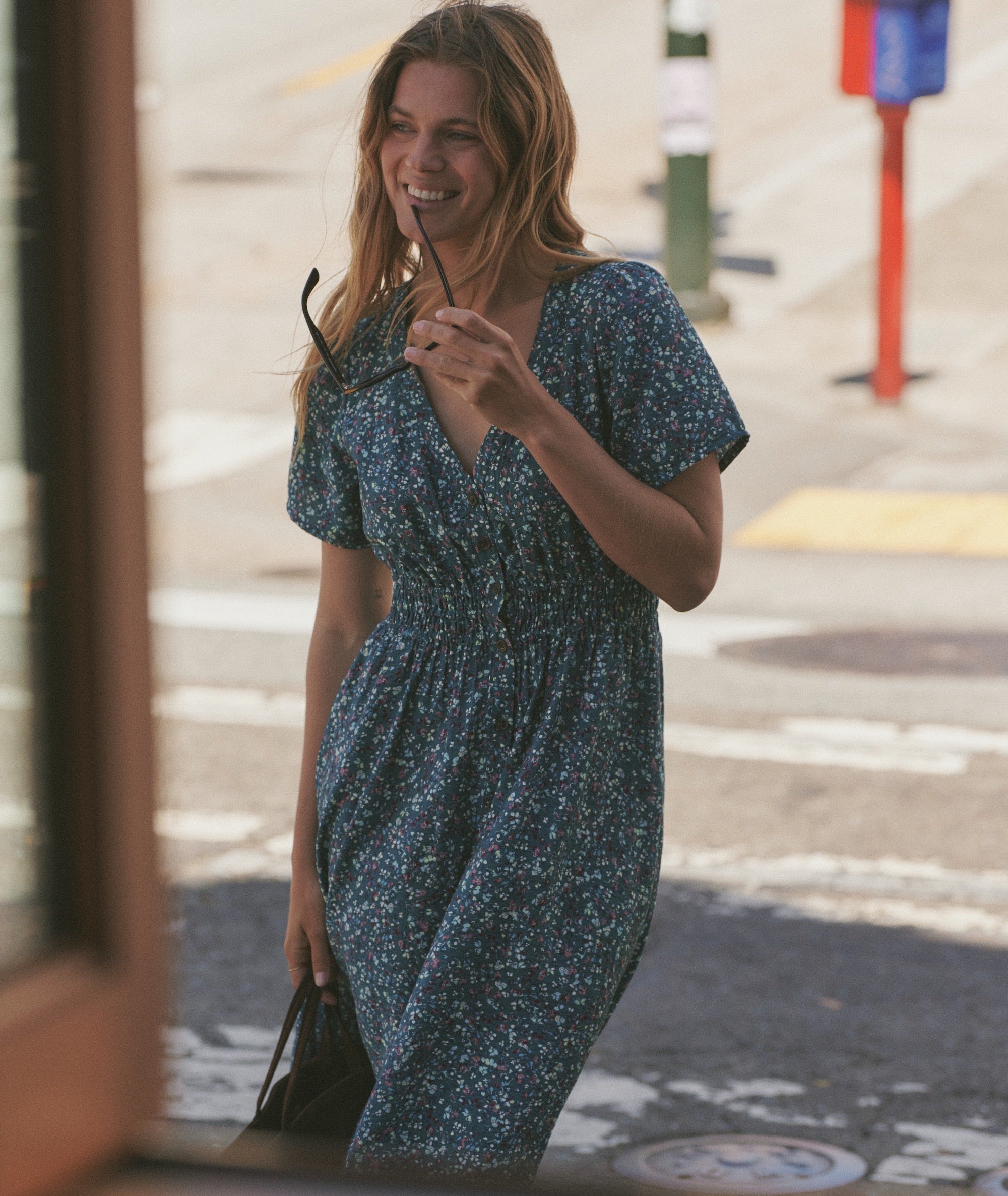 Annika Midi Dress Marine Layer Annika Midi Dress Marine Layer