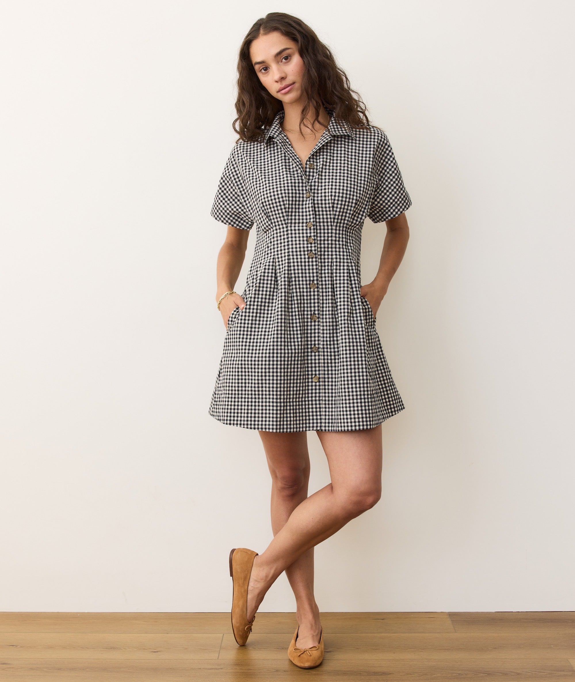 Arden Mini Shirt Dress Marine Layer Arden Mini Shirt Dress Marine Layer