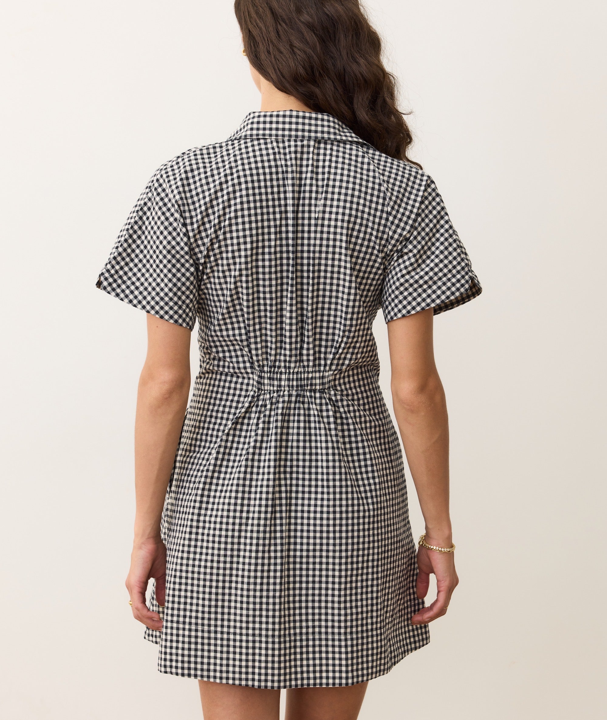 marine layer shirt dress Arden Midi Shirt Dress Rust/White Stripe / S