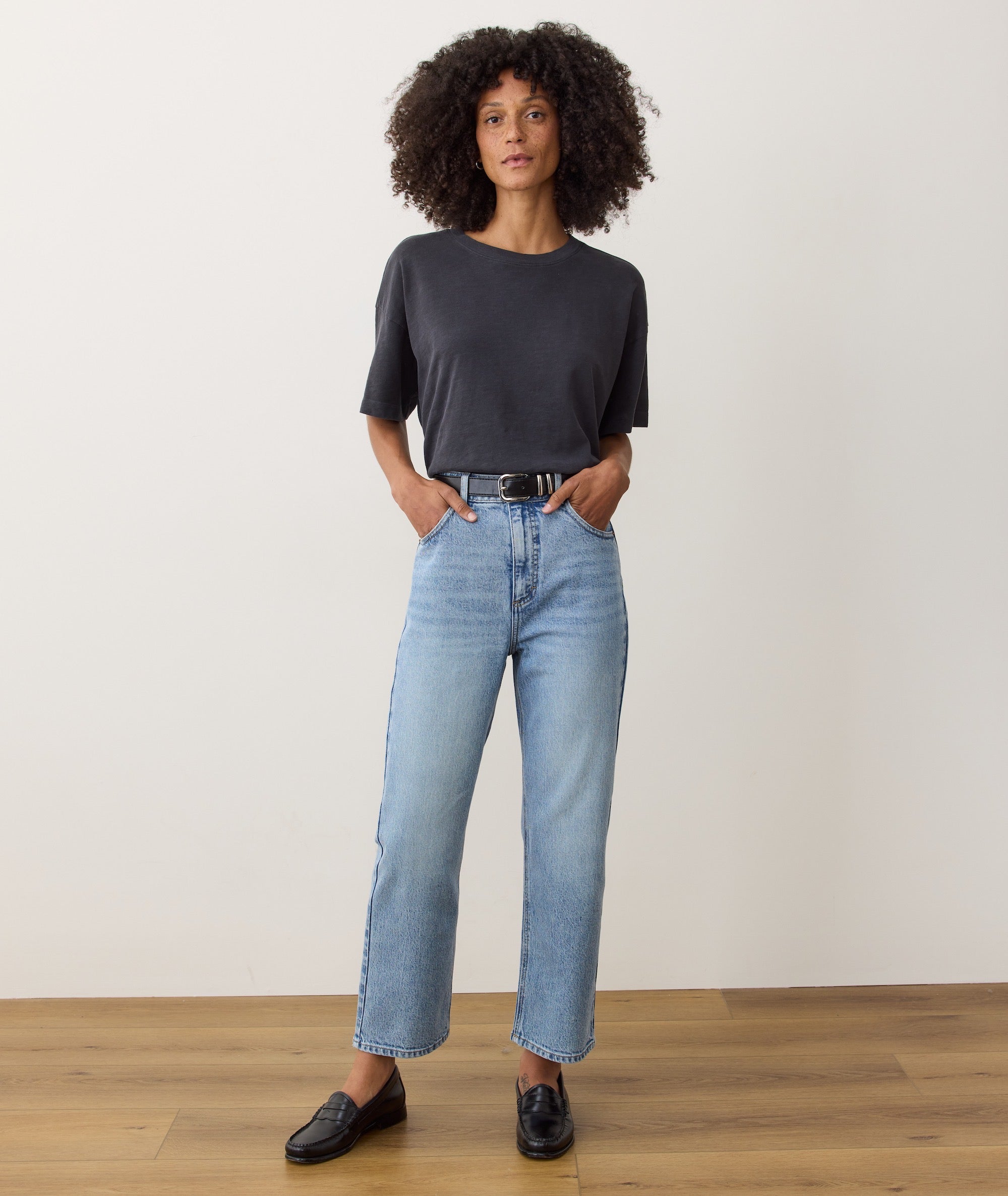 Sadie Vintage Slub Oversized Tee