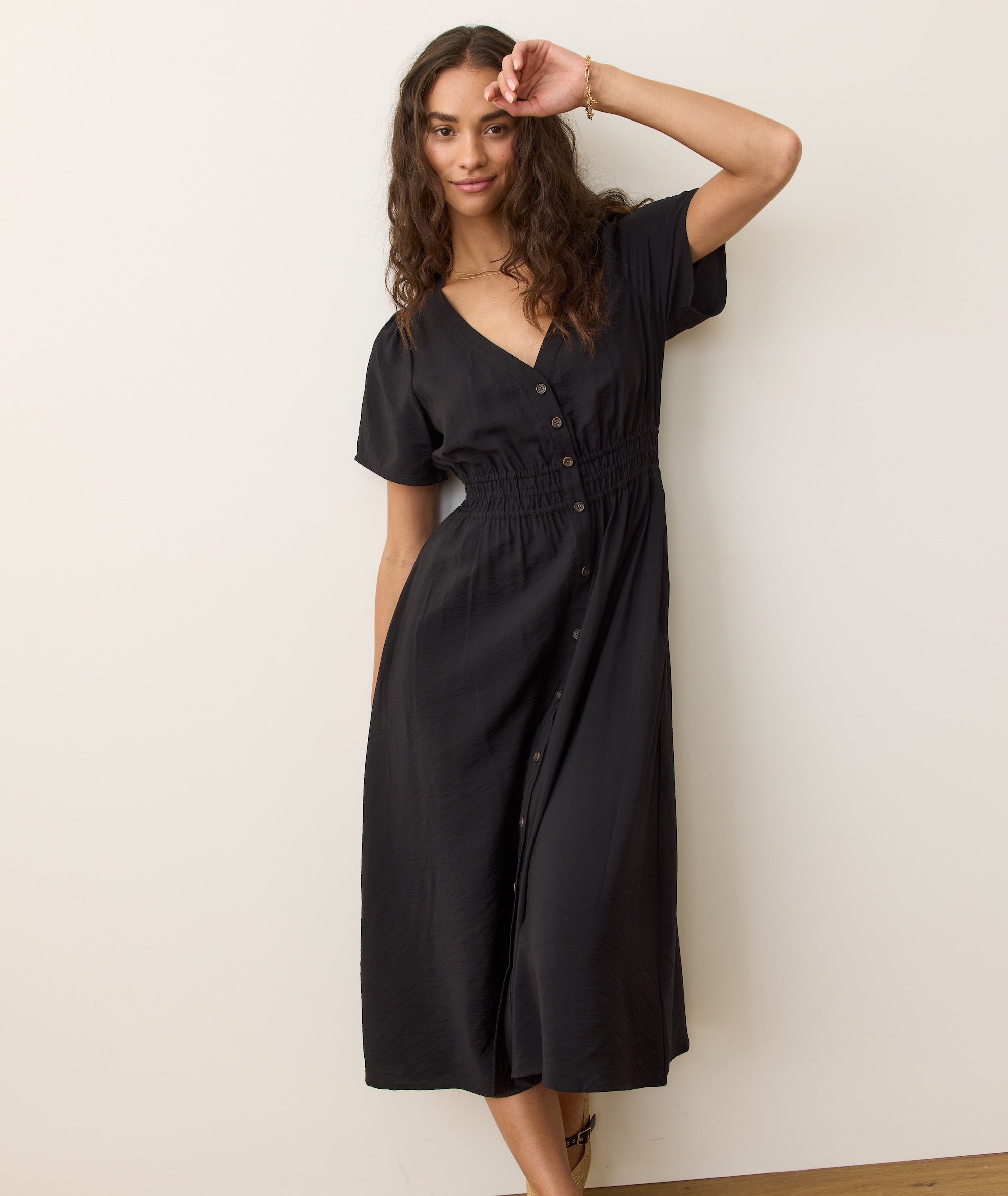 Marine Layer Annika Midi Dress