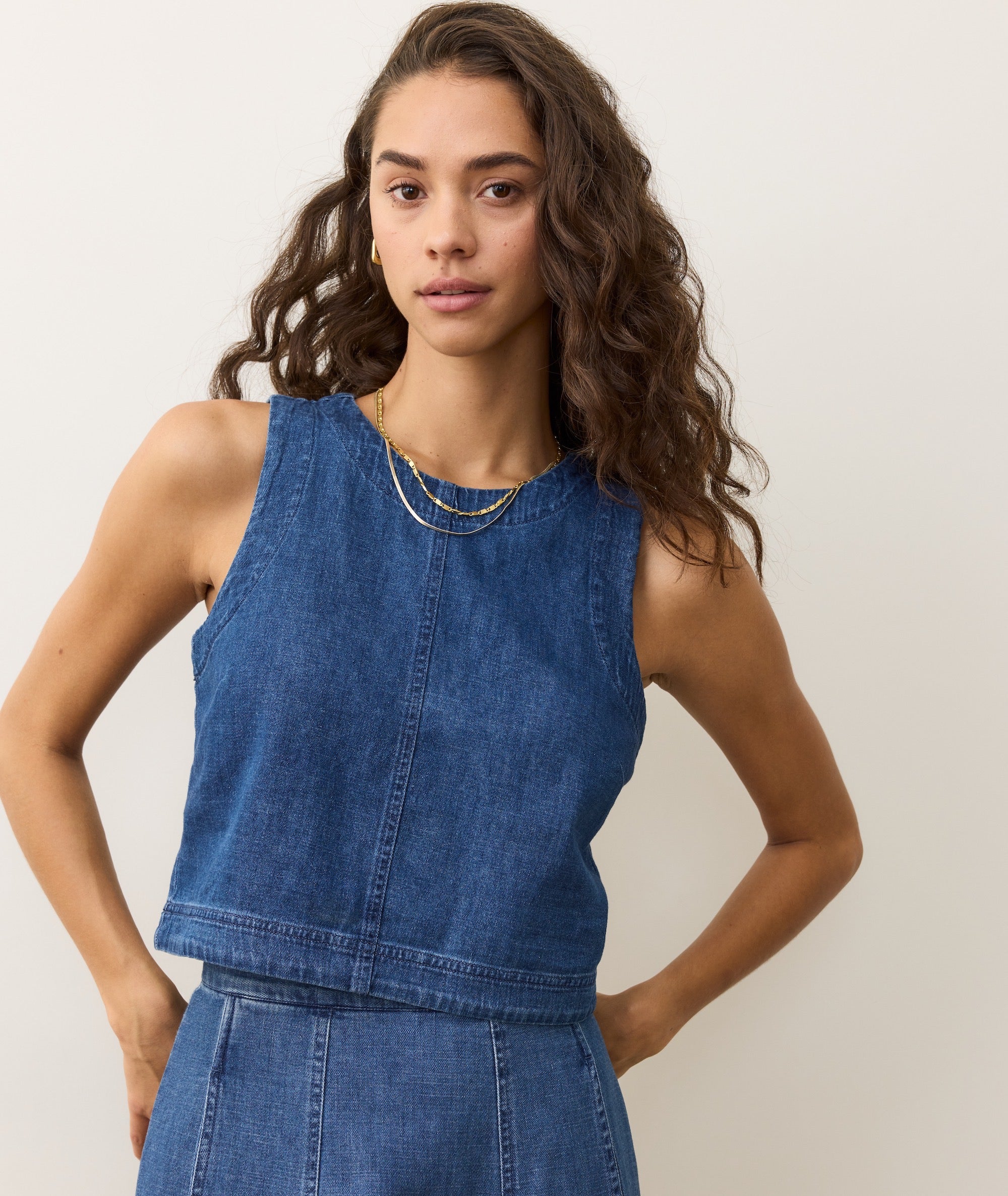 Quinn Denim Tank