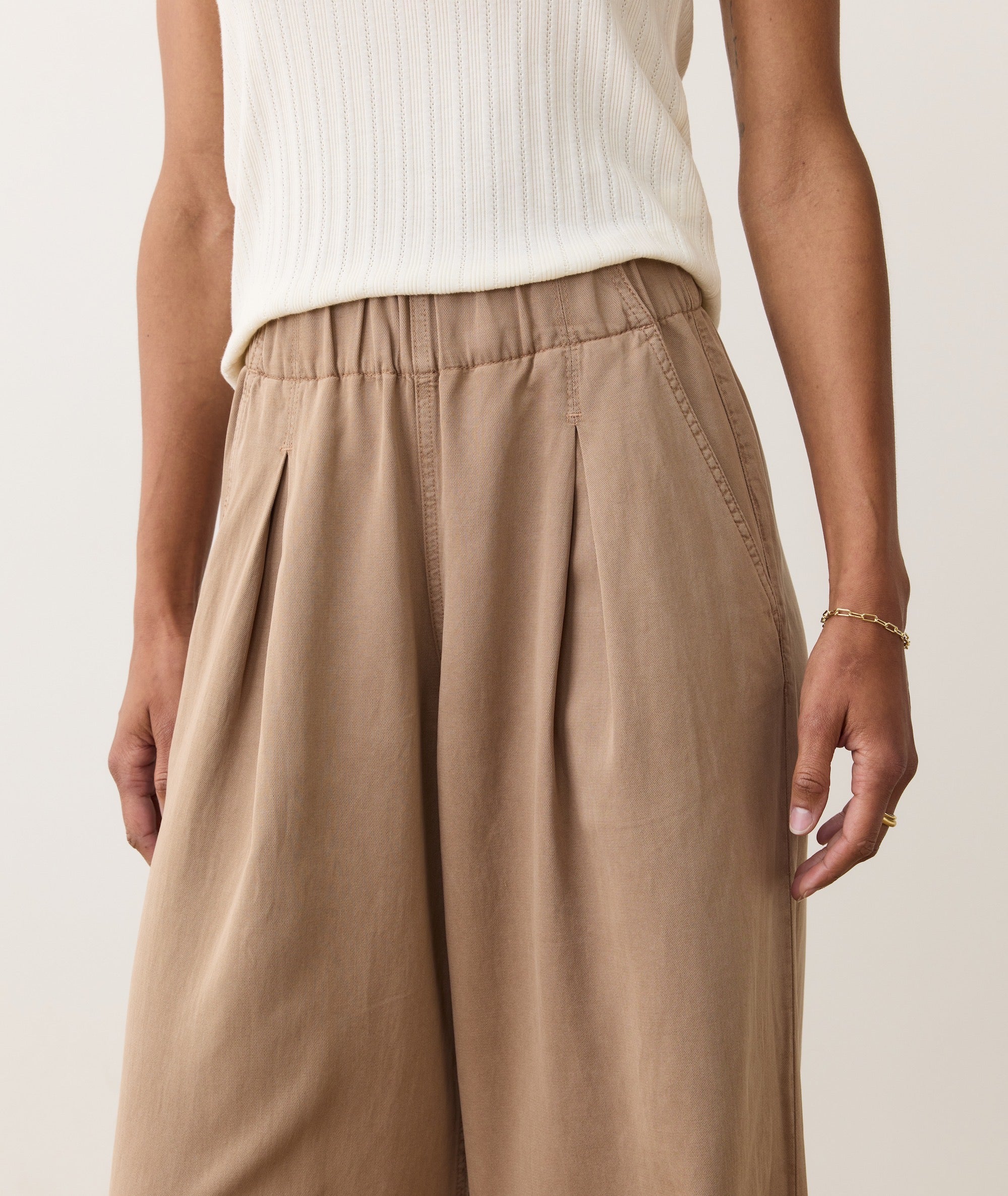 Allison Pleated Wide Leg Trouser