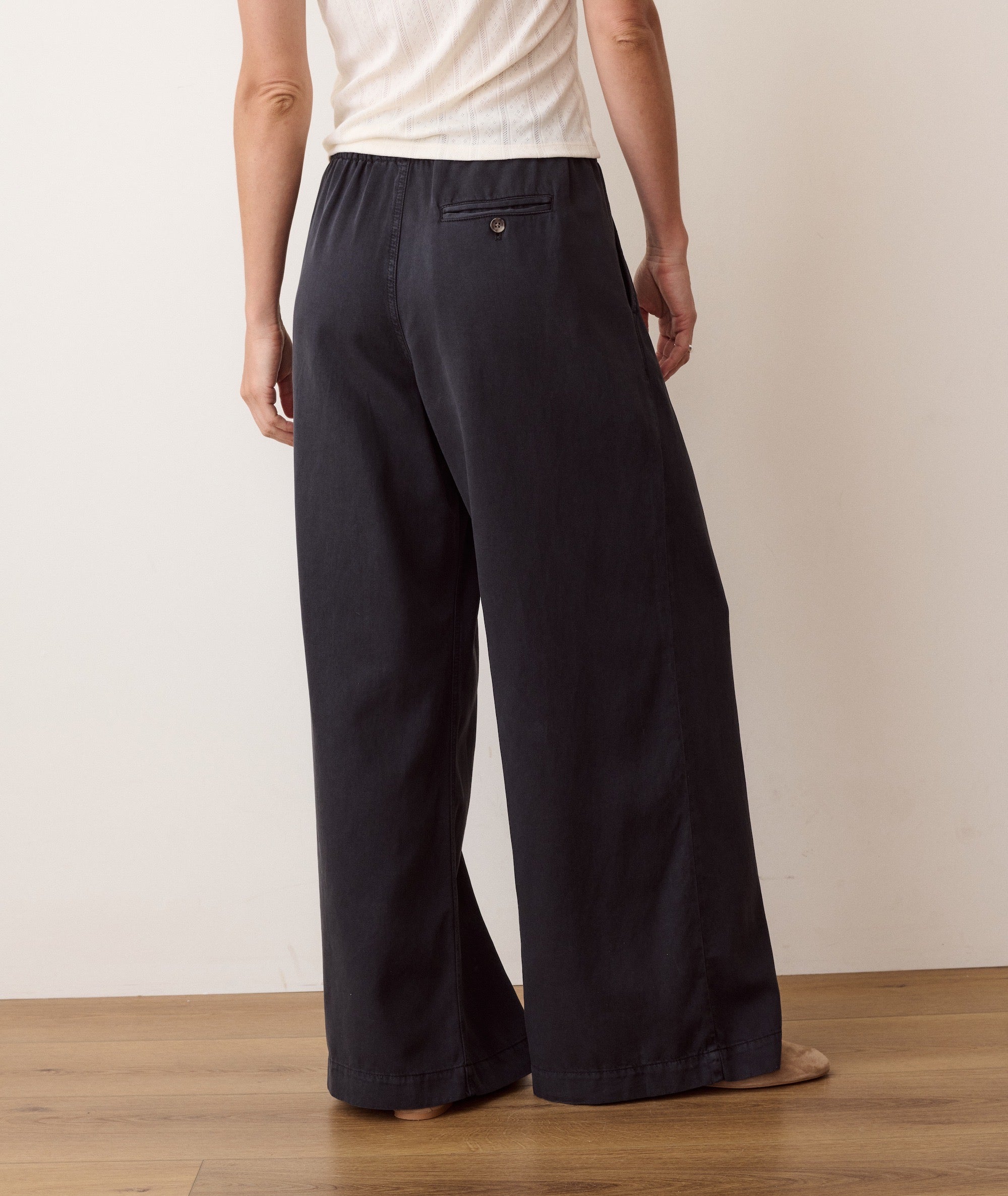 Allison Pleated Wide Leg Trouser