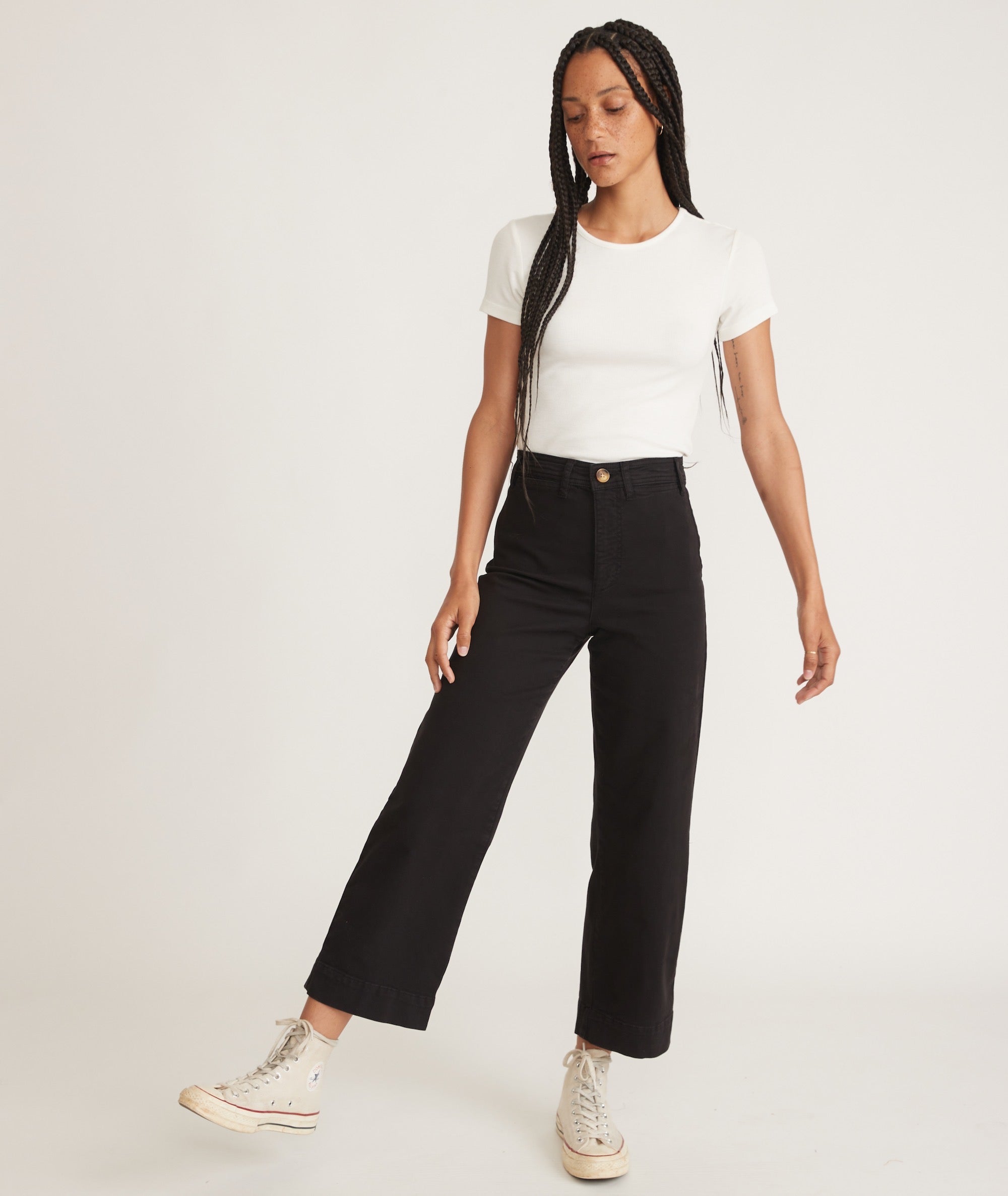 Cropped Pants Wide Leg Pants Office Wear Cropped Trousers Best
