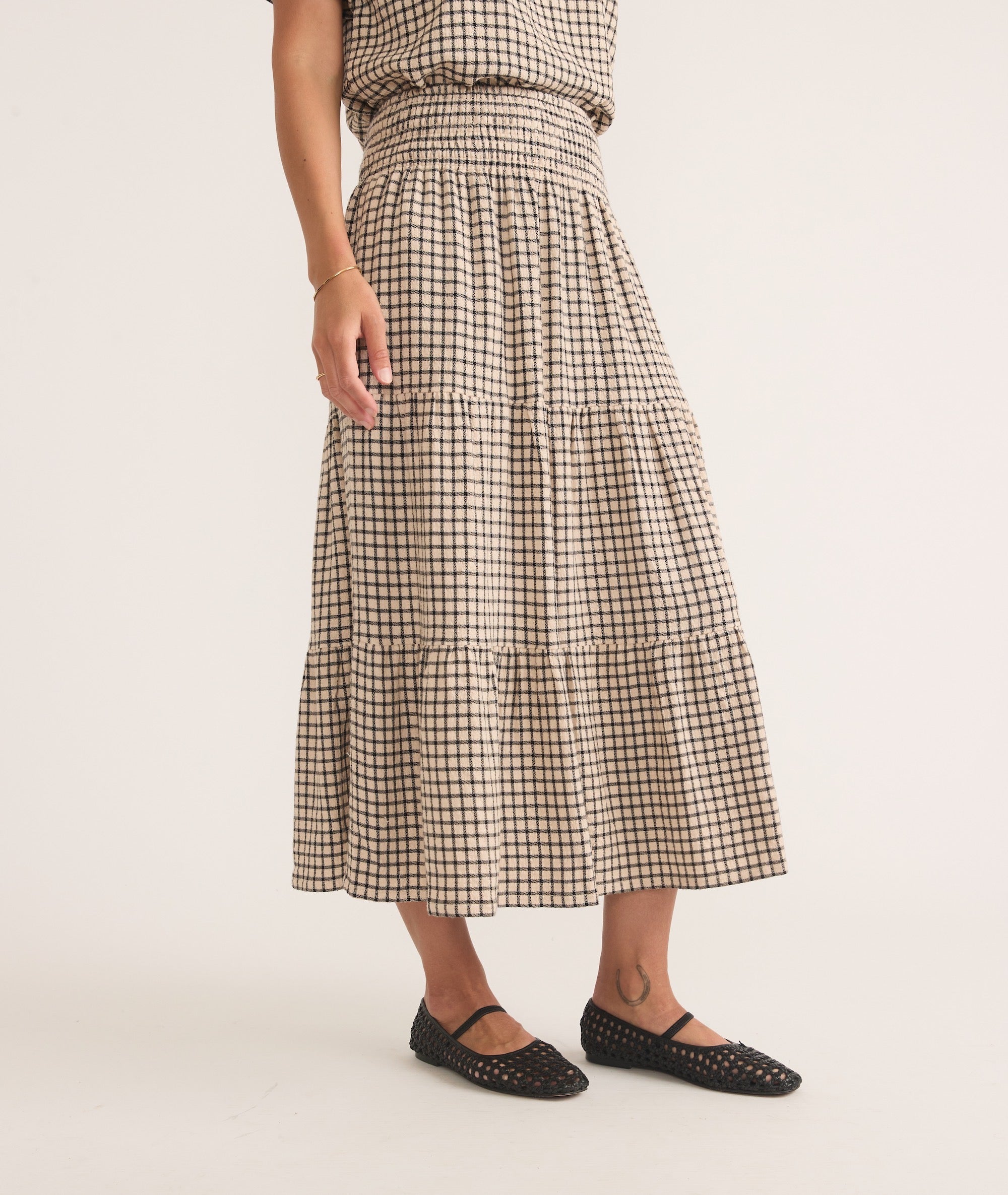 ANDMARY Chloe check ※skirt - スカート