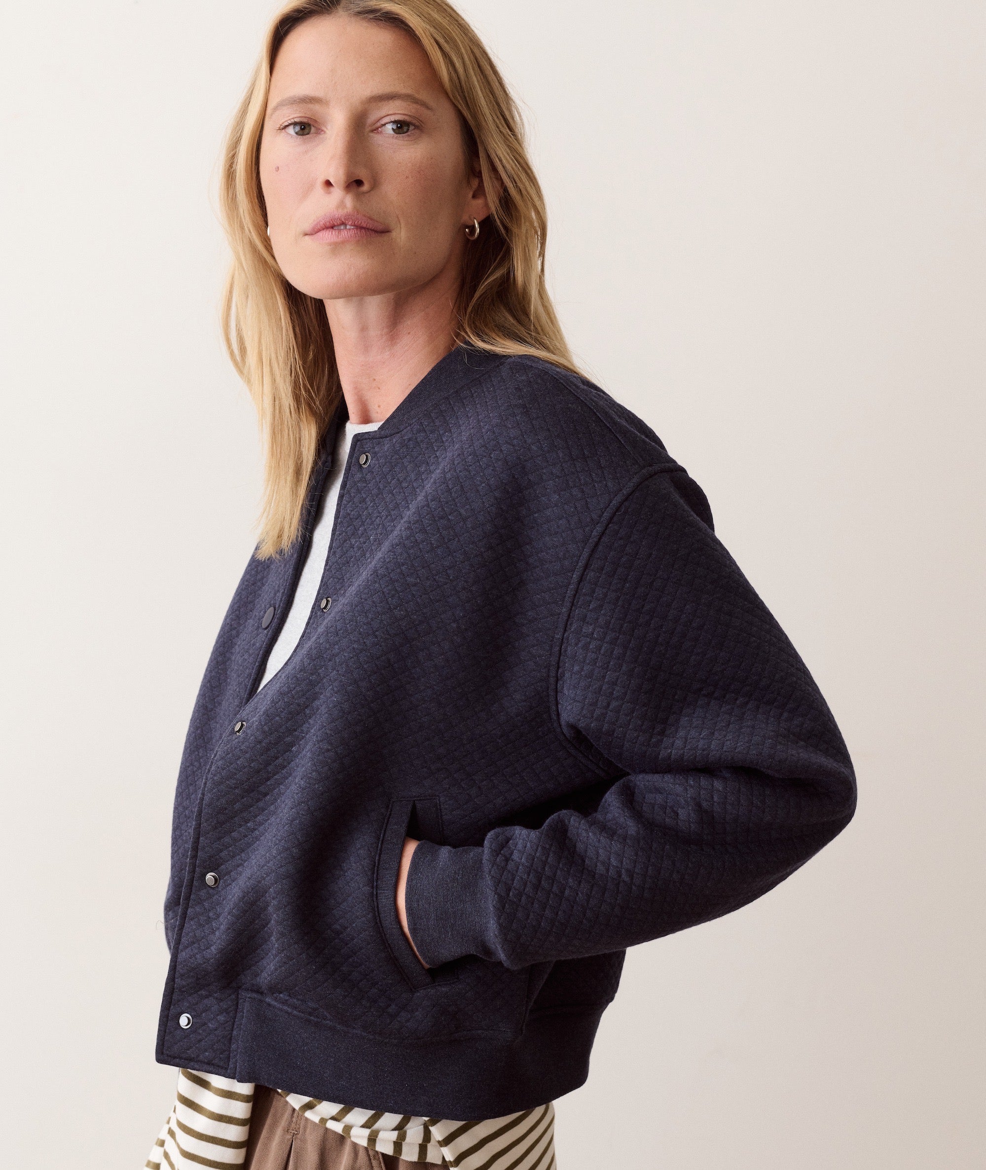 Corbet Quilted Bomber