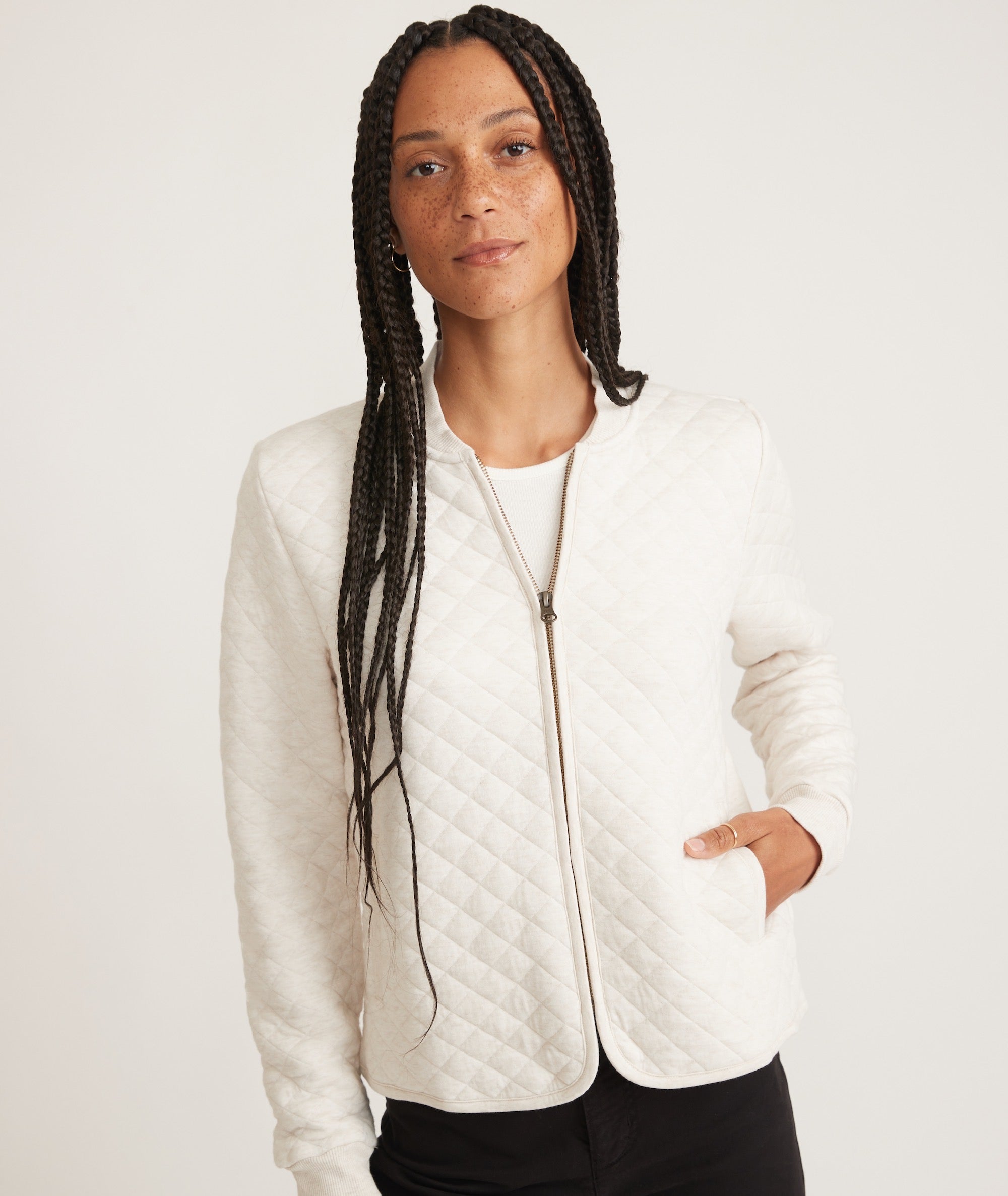 Corbet Quilted Bomber Marine Layer