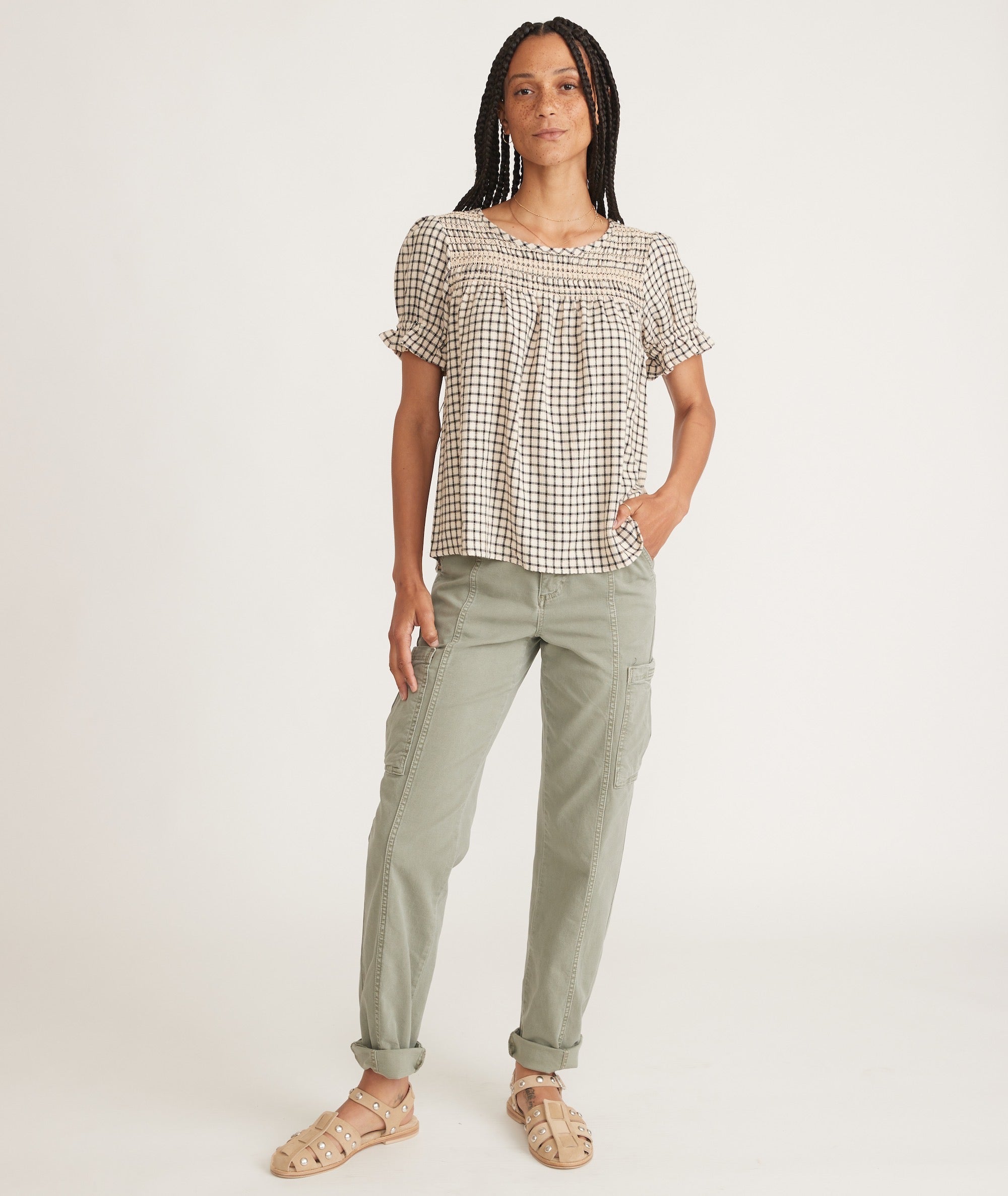 The Eliza Smocked Top