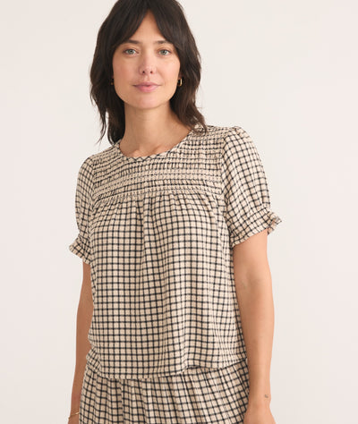 Elena Smocked Top