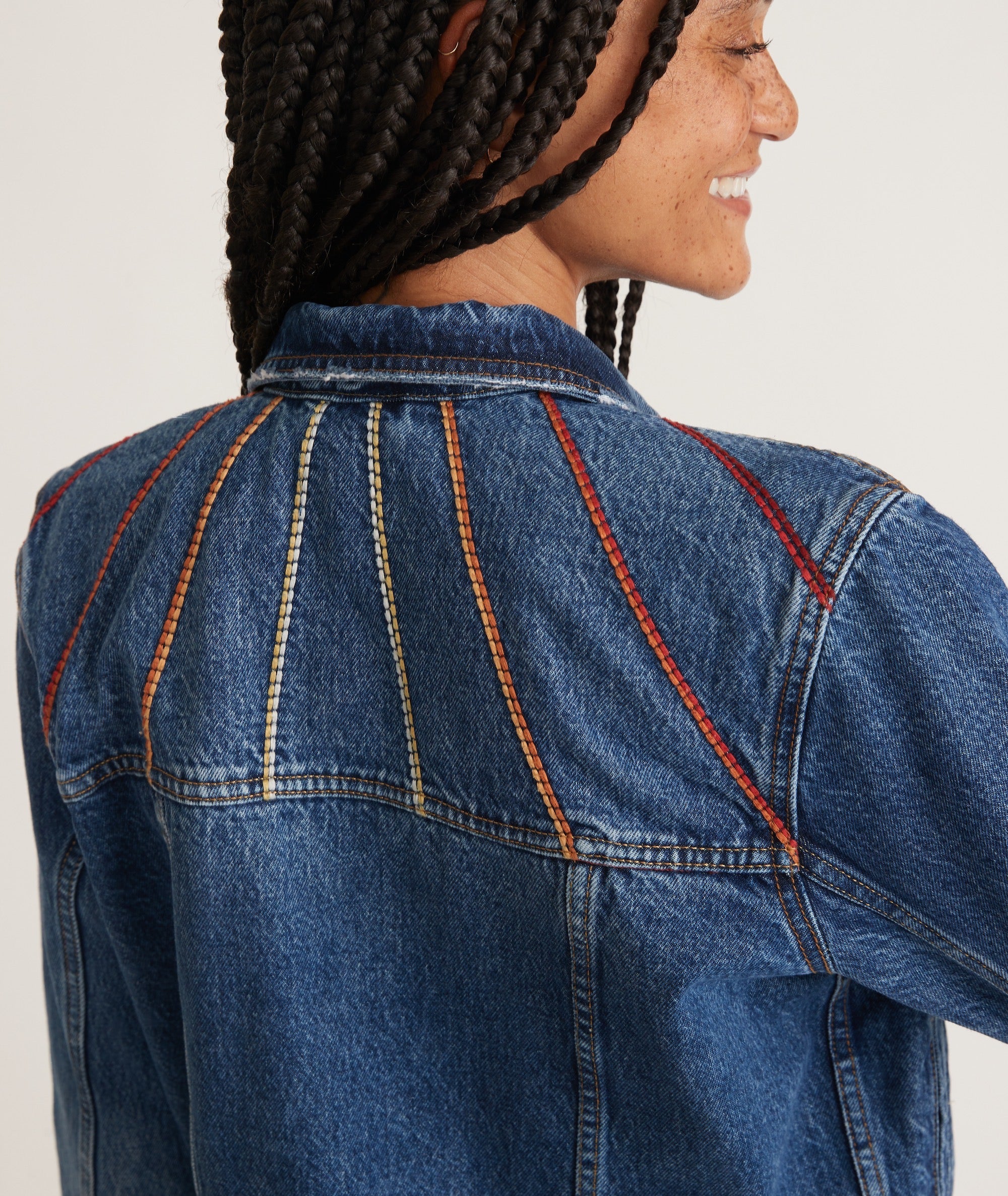 Cotton on Women - The Oversized Denim Jacket - Offshore Blue