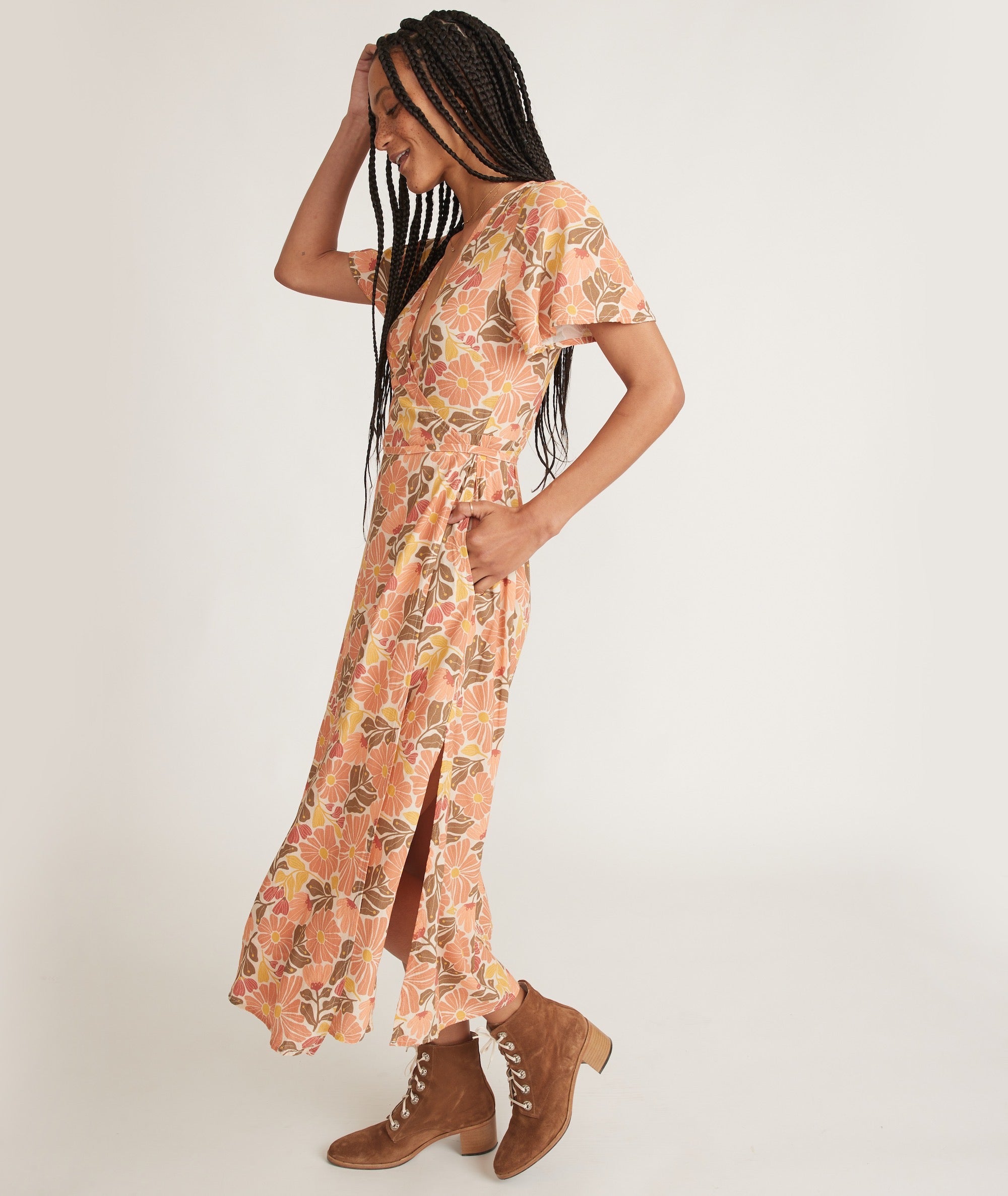 Mexican wrap sale dress