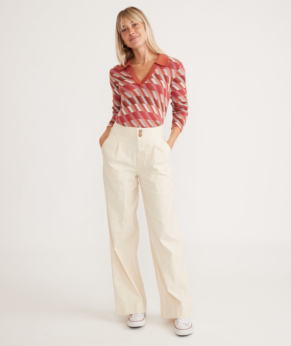 Flora High Waisted Trouser