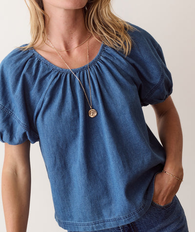 Gia Denim Blouse
