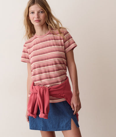 Jacquard Stripe Tee