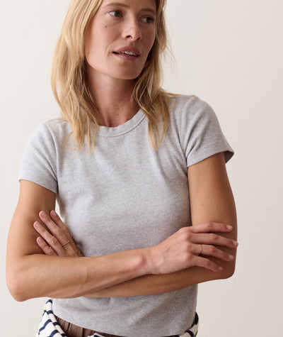 Lexi Rib Sun-In Crew Tee