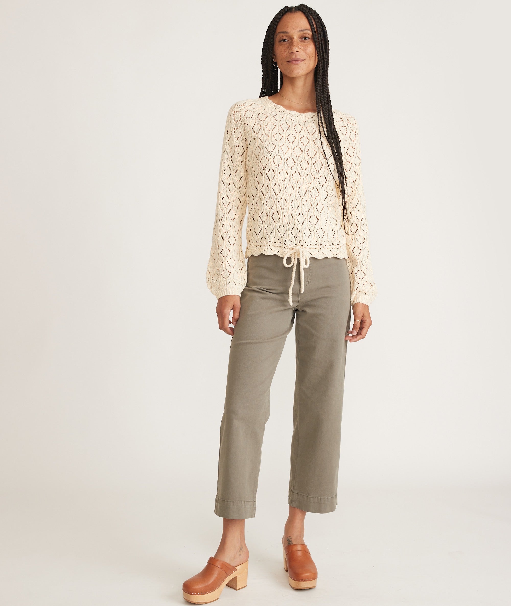 Manzanita Crochet Fringe Sweater